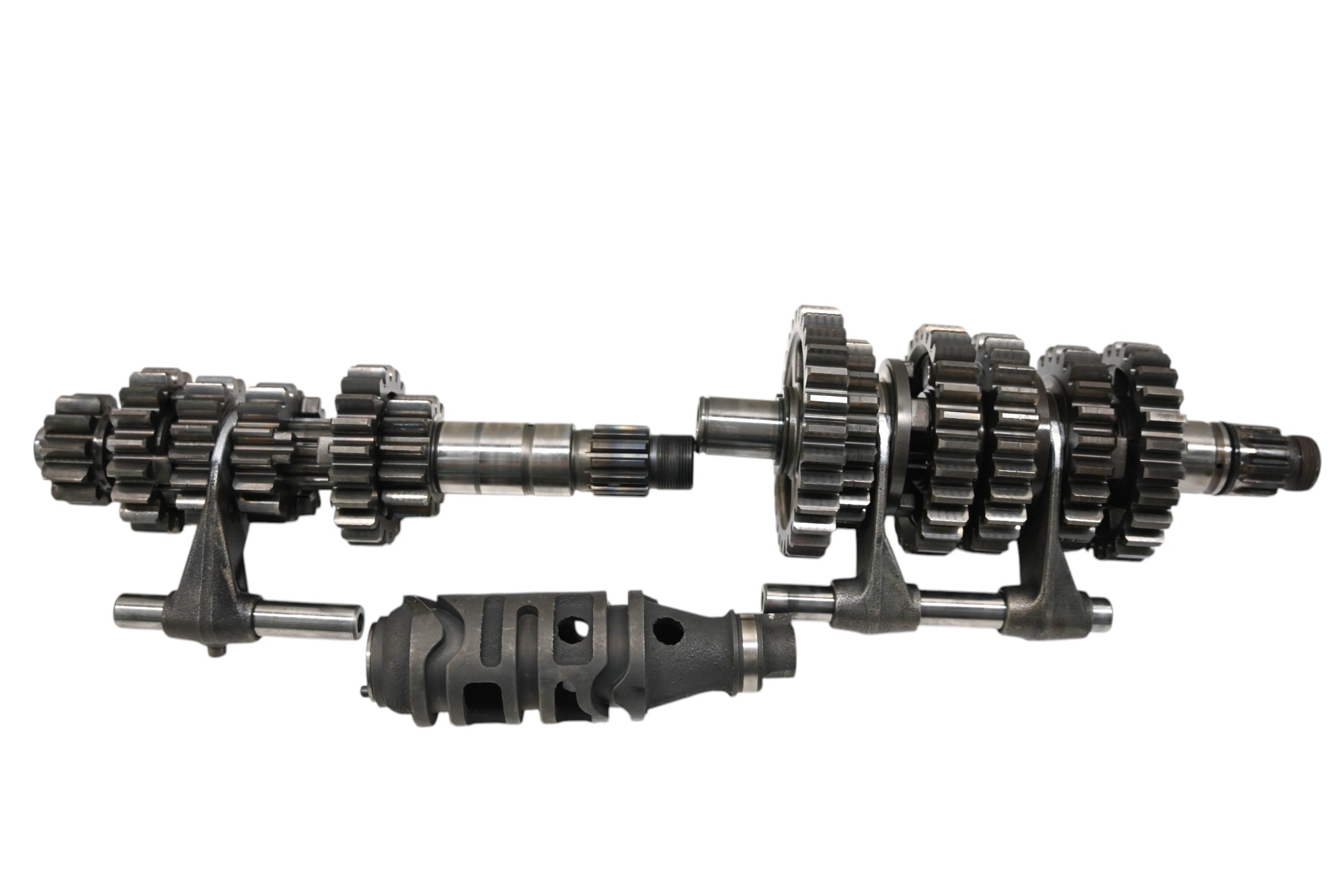 09 Kawasaki KFX450R Transmission Shift Forks & Drum