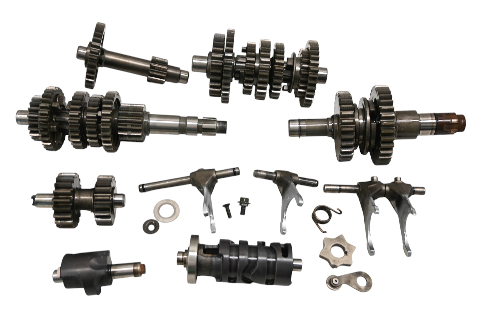 03 Yamaha Warrior 350 2x4 Transmission Shift Forks & Drum YFM350X