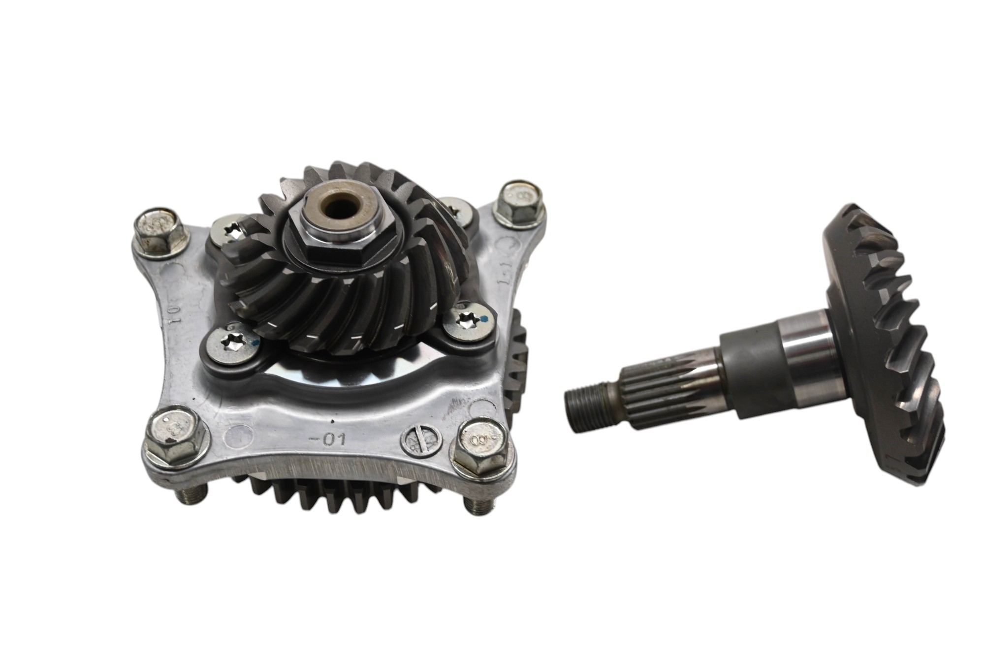 16 Yamaha Kodiak 700 4x4 Transmission Bevel Gears Output Shaft YFM700K