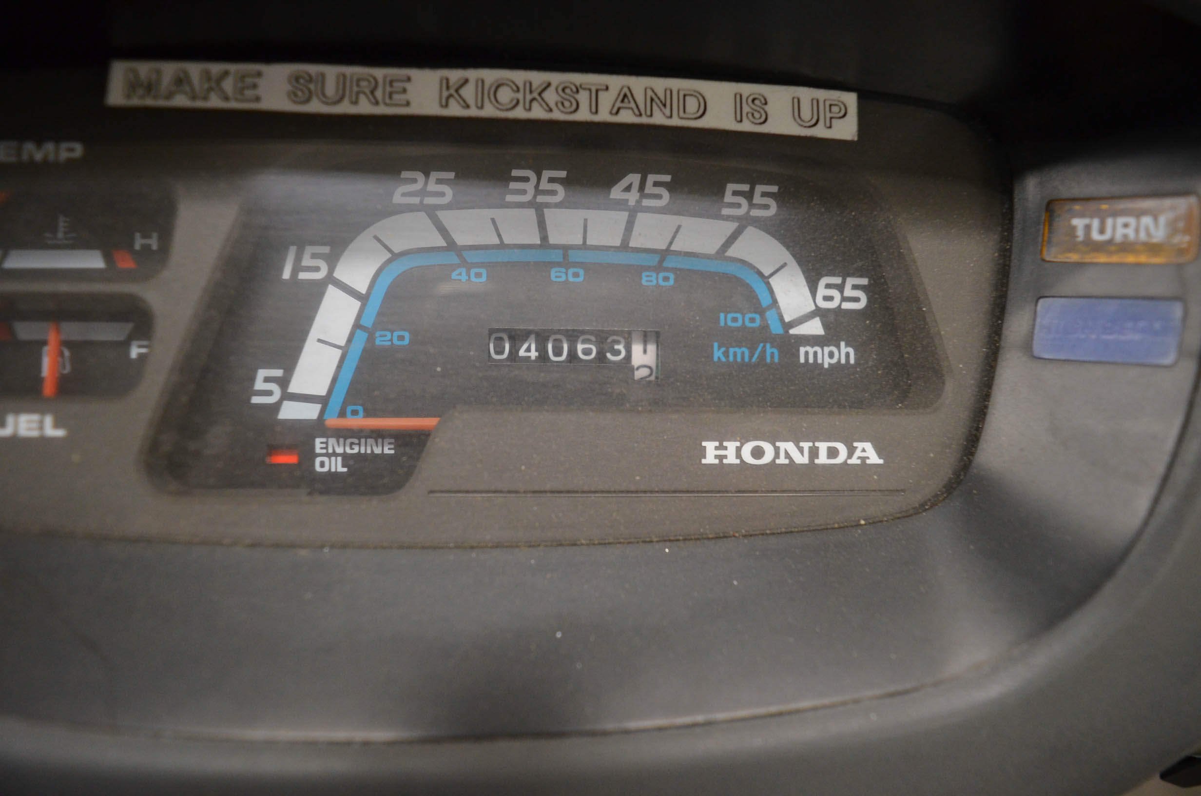 87 Honda Elite 150 Speedometer Dash CH150