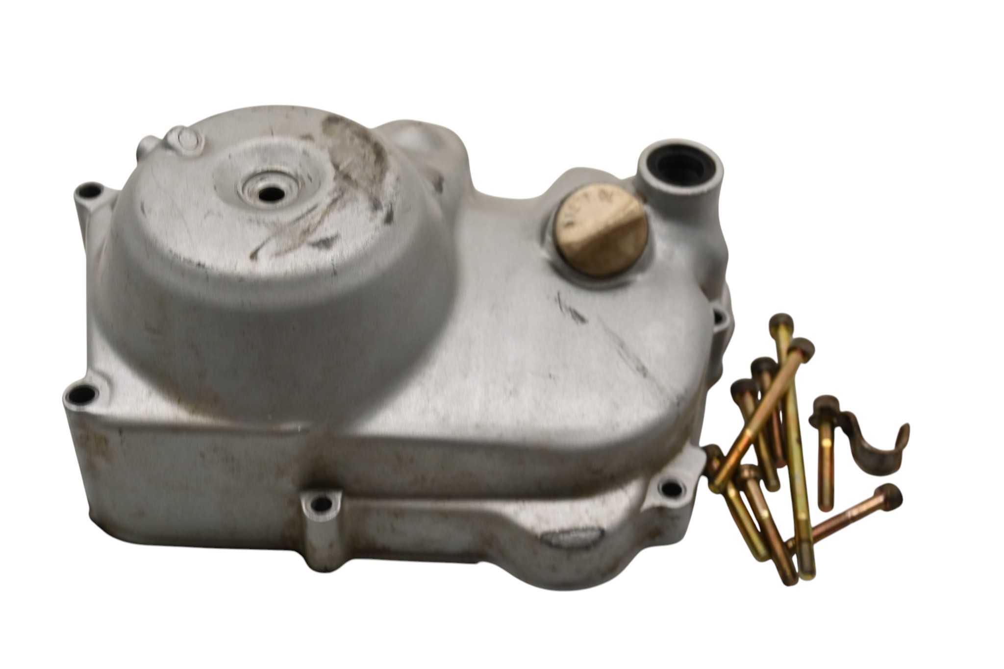 02 Can-Am DS90 4-Stroke Clutch Cover Bombardier