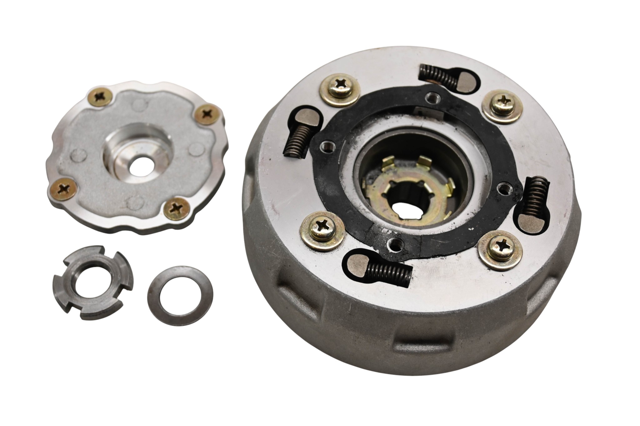 02 Can-Am DS90 4-Stroke Complete Clutch Basket Hub & Pressure Plate Bombardier