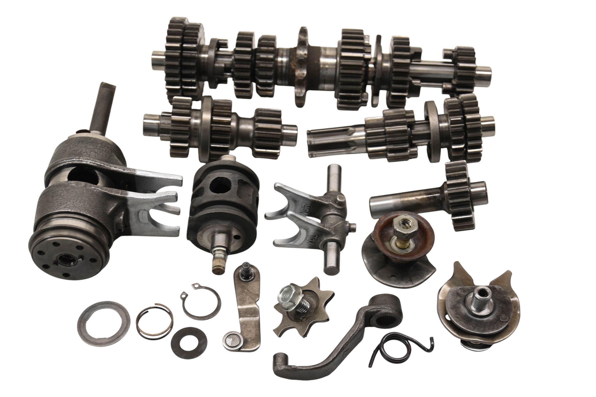 85 Honda Fourtrax 125 2x4 Transmission Shift Forks & Drum TRX125