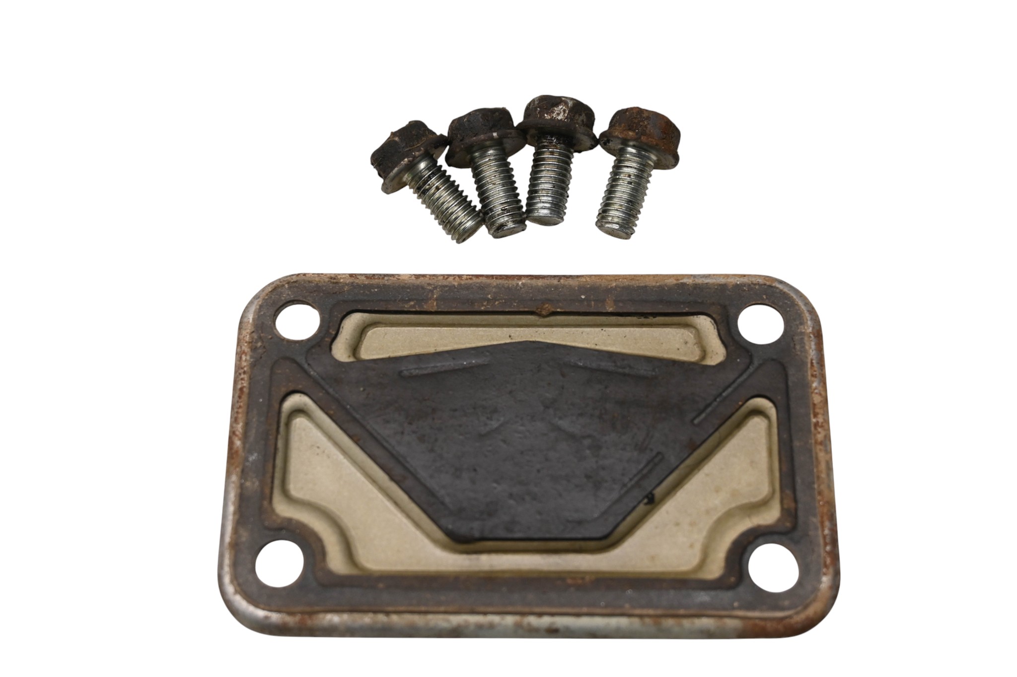 02 Kawasaki Mule 3010 4x4 Crankcase Coolant Plate Cover KAF620