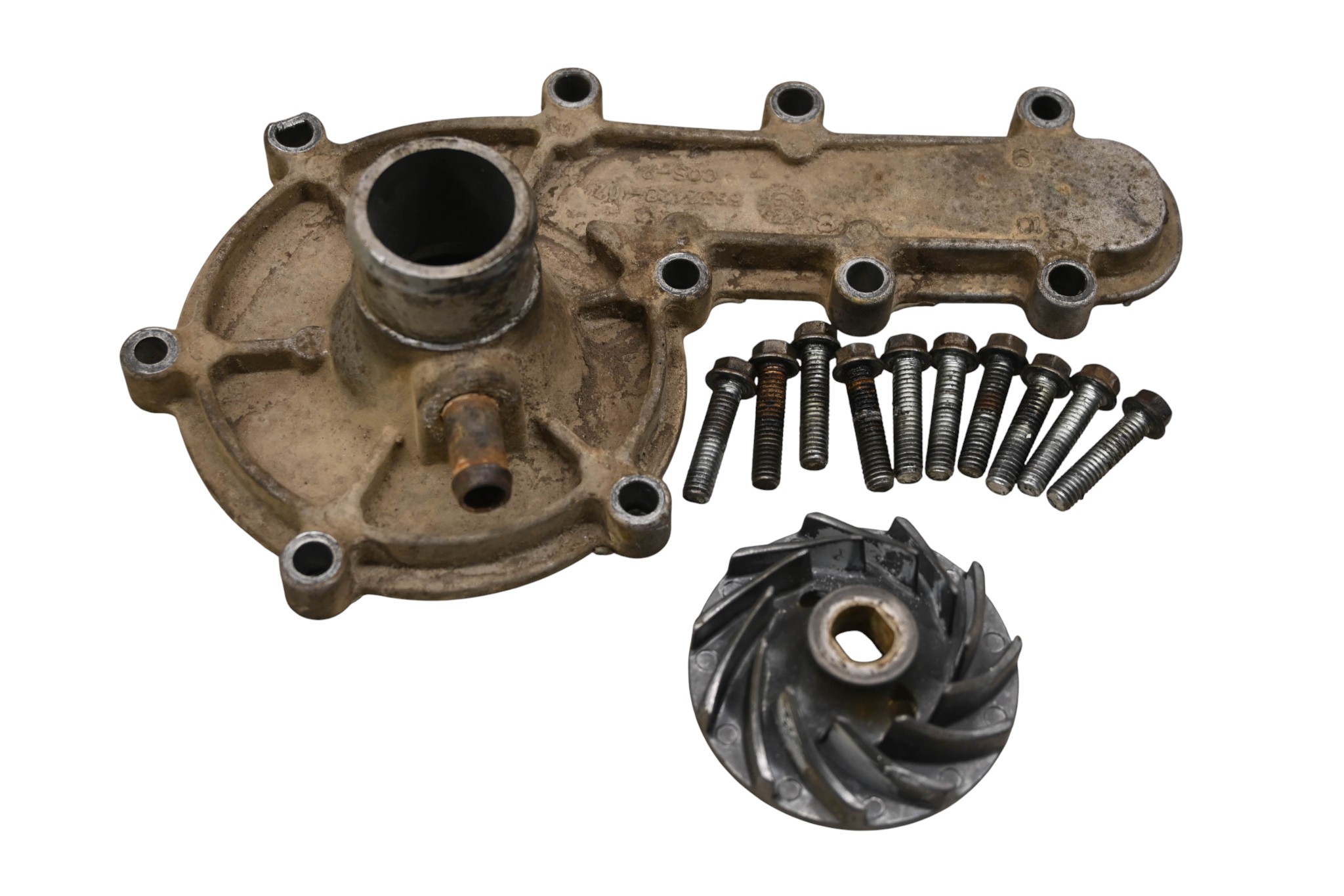 12 Polaris Sportsman 850 XP 4x4 Water Pump Cover & Impeller