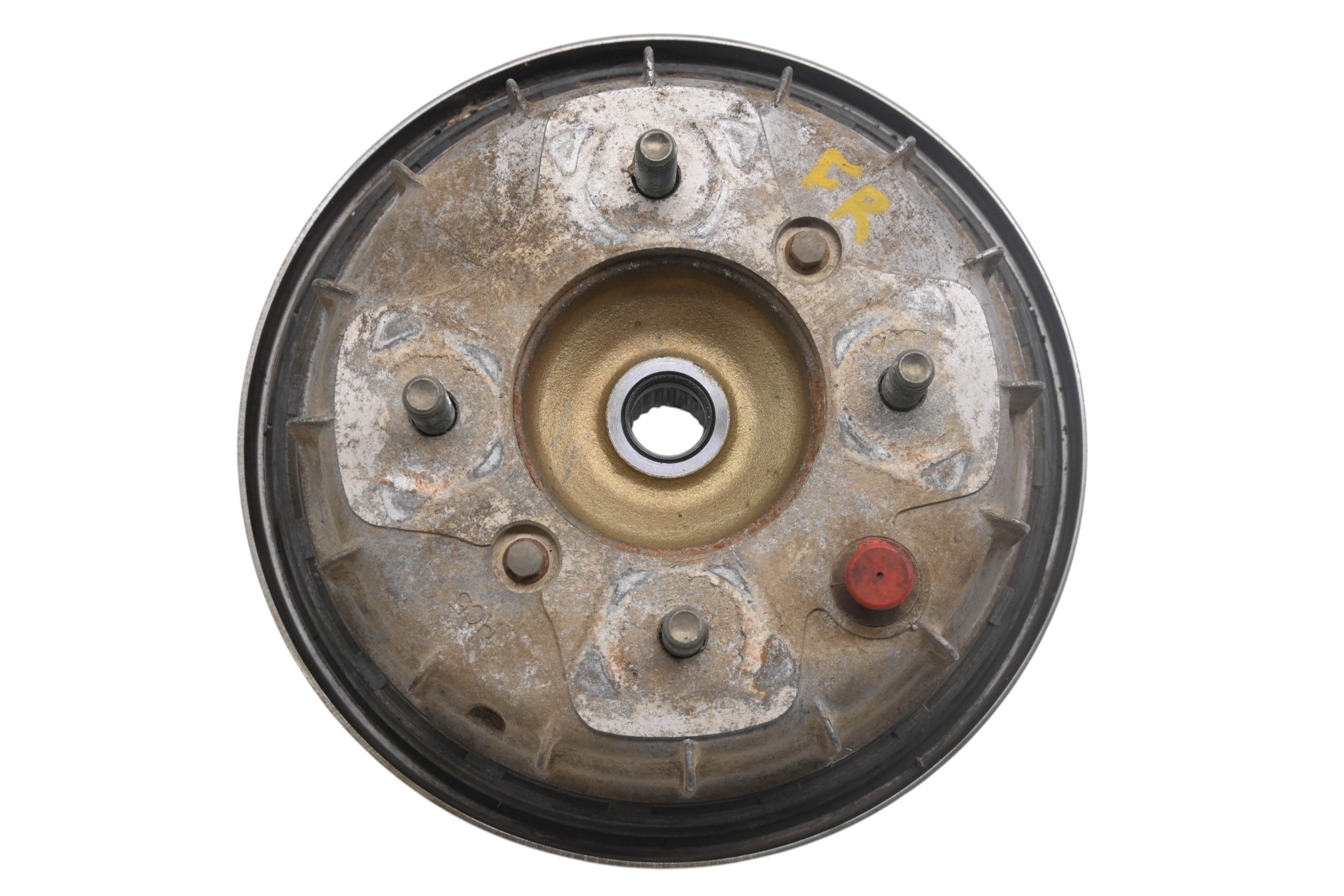 93 Honda Fourtrax 300 4x4 Front Right Brake Drum Housing TRX300FW