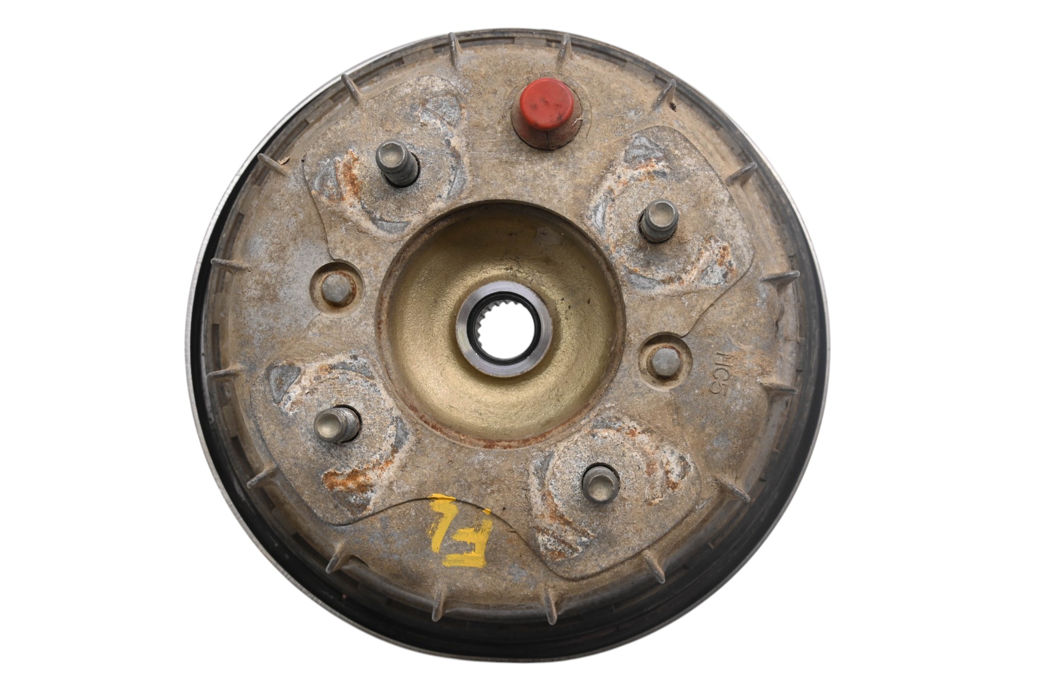 93 Honda Fourtrax 300 4x4 Front Left Brake Drum Housing TRX300FW