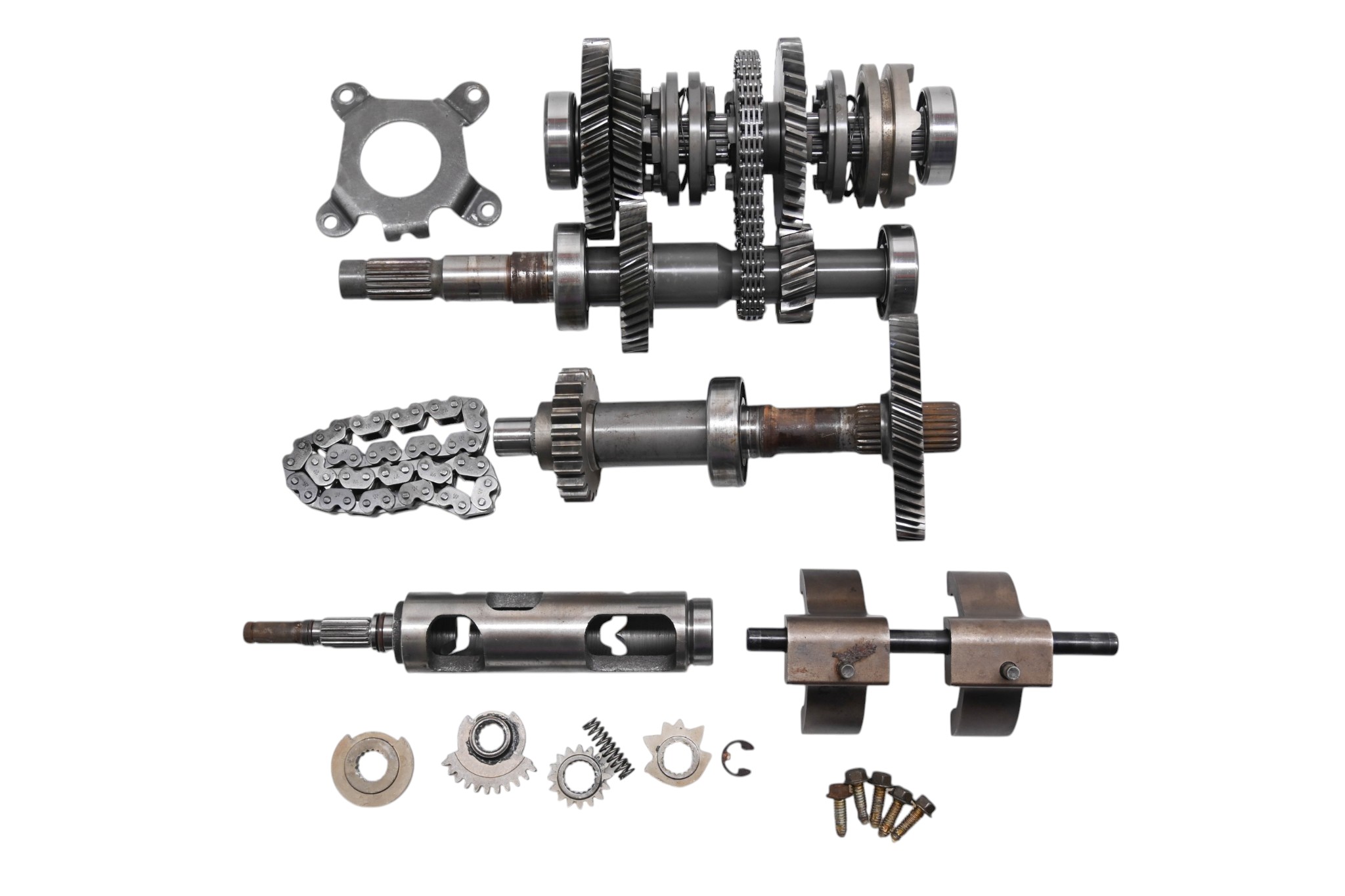 10 Polaris Big Boss 800 6x6 Transmission Shift Forks & Drum