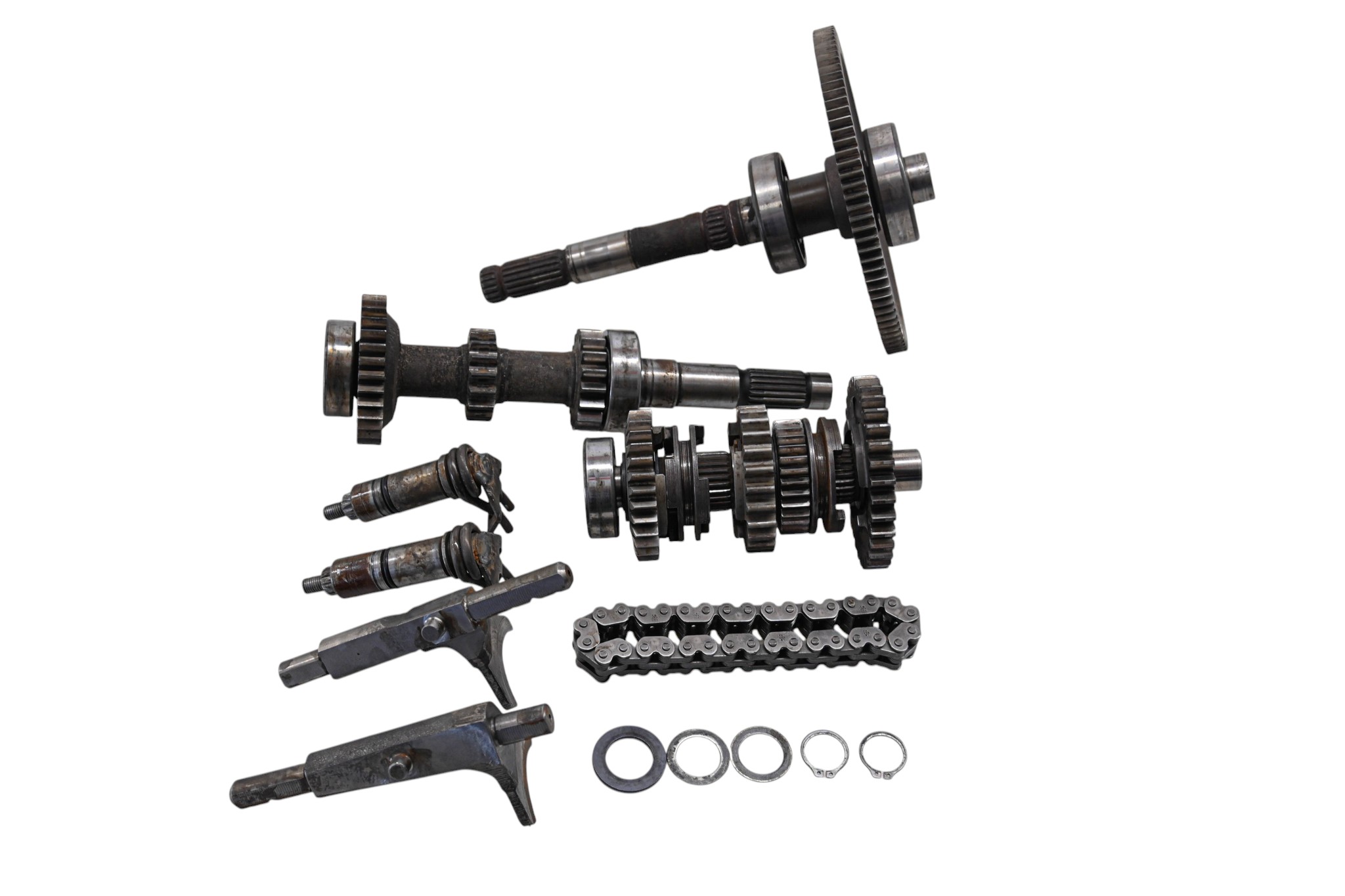 97 Polaris Magnum 425 6x6 Transmission Shift Forks & Drum
