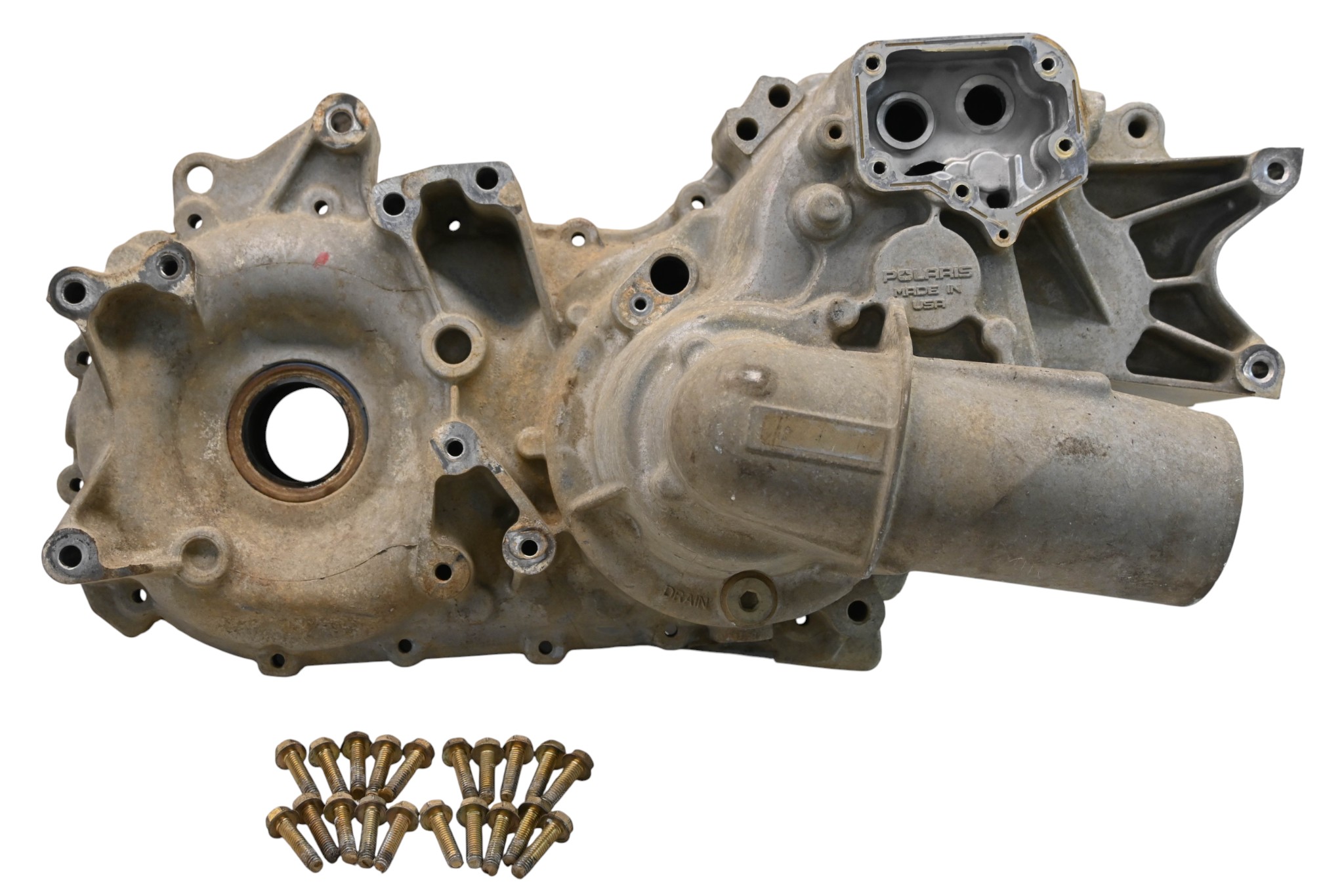 12 Polaris Sportsman 500 HO 4x4 Transmission Gear Case Housing