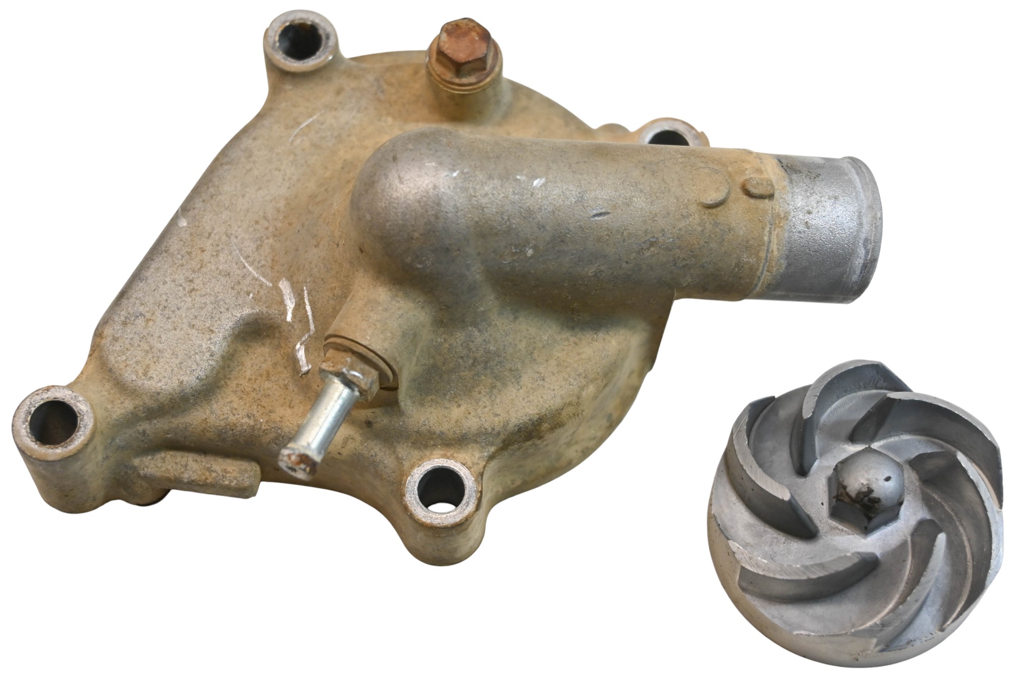 04 Kawasaki KFX700 2x4 Water Pump Cover & Impeller V-Force