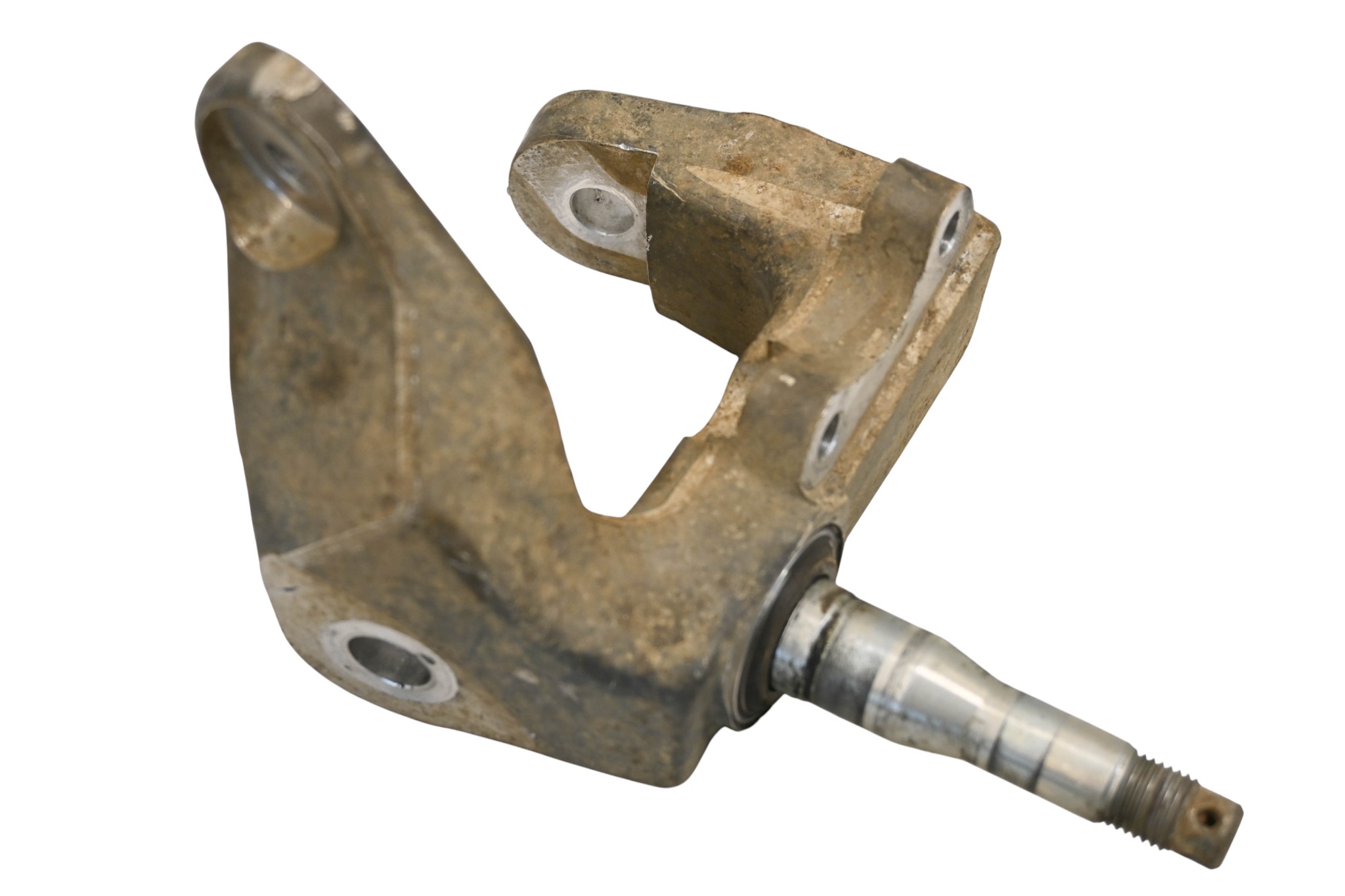 04 Kawasaki KFX700 2x4 Front Left Spindle Knuckle V-Force