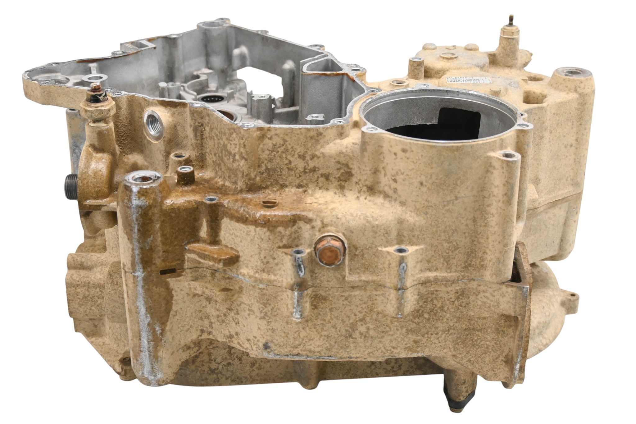 04 Kawasaki KFX700 2x4 Crankcase Center Crank Case V-Force
