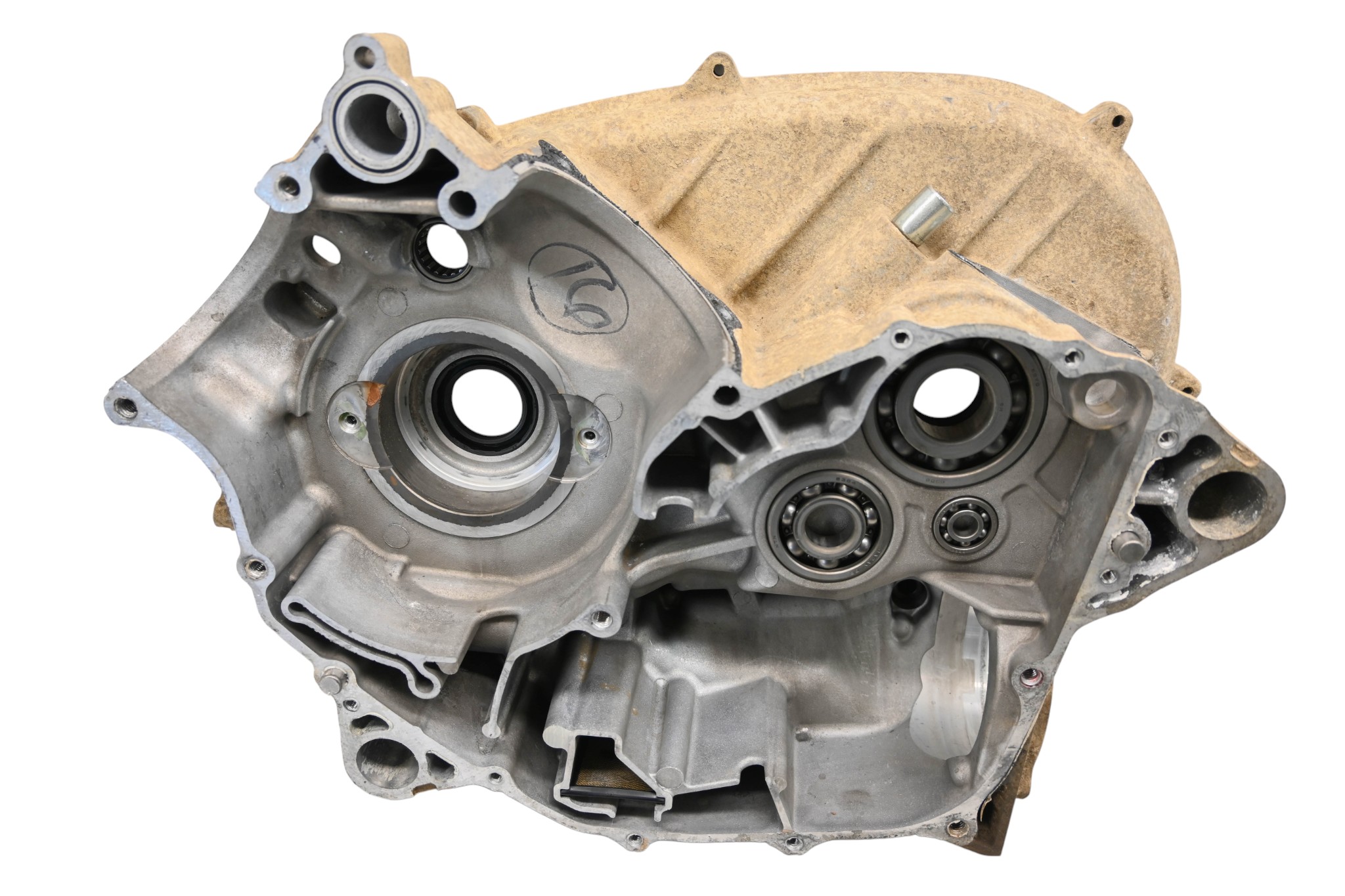 04 Kawasaki KFX700 2x4 Crankcase Center Crank Case V-Force