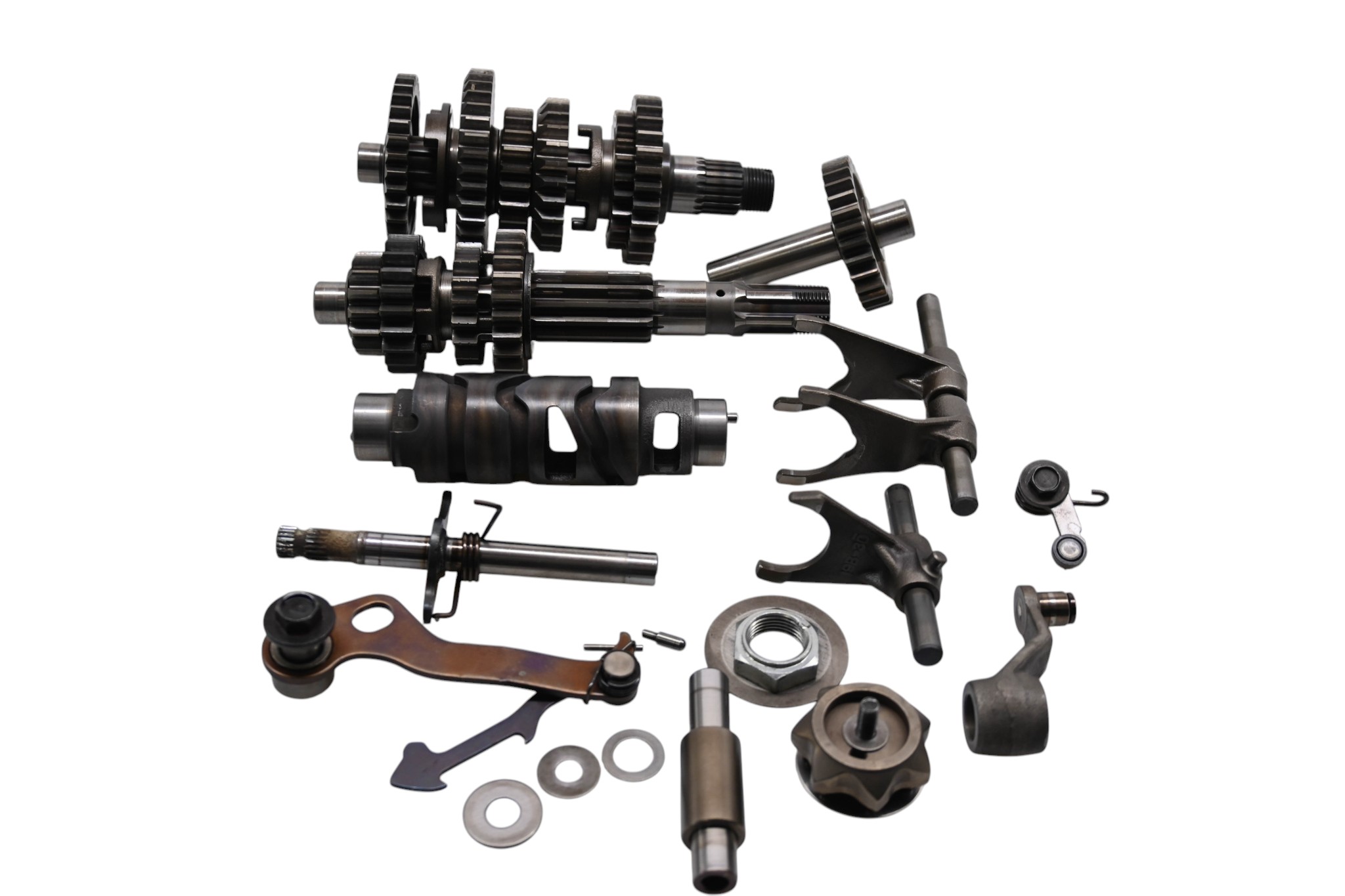 07 Suzuki Ozark 250 2x4 Transmission Shift Forks & Drum LTF250