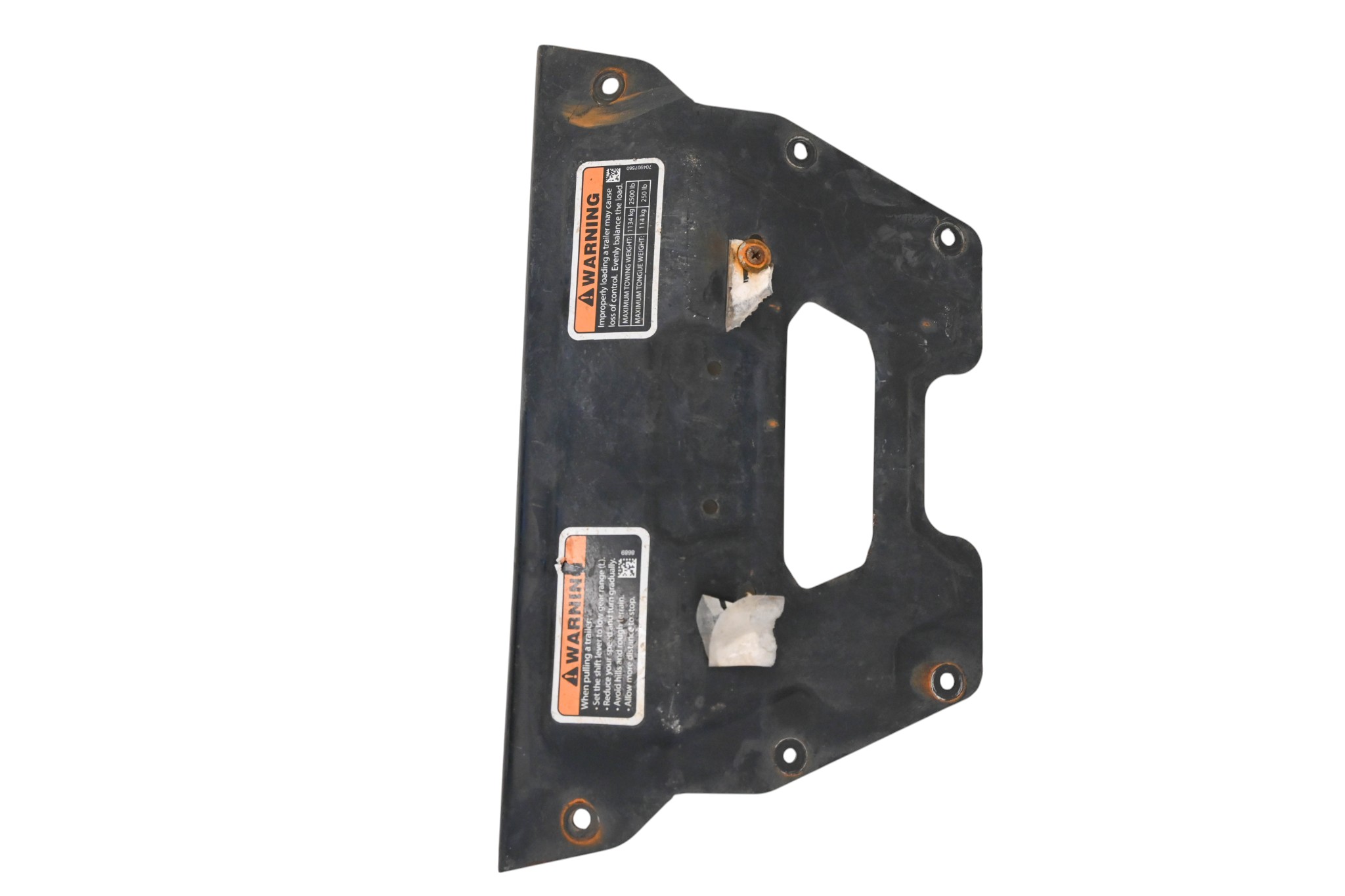 23 Can-Am Defender Max HD7 Rear Chassis Reinforcement Plate