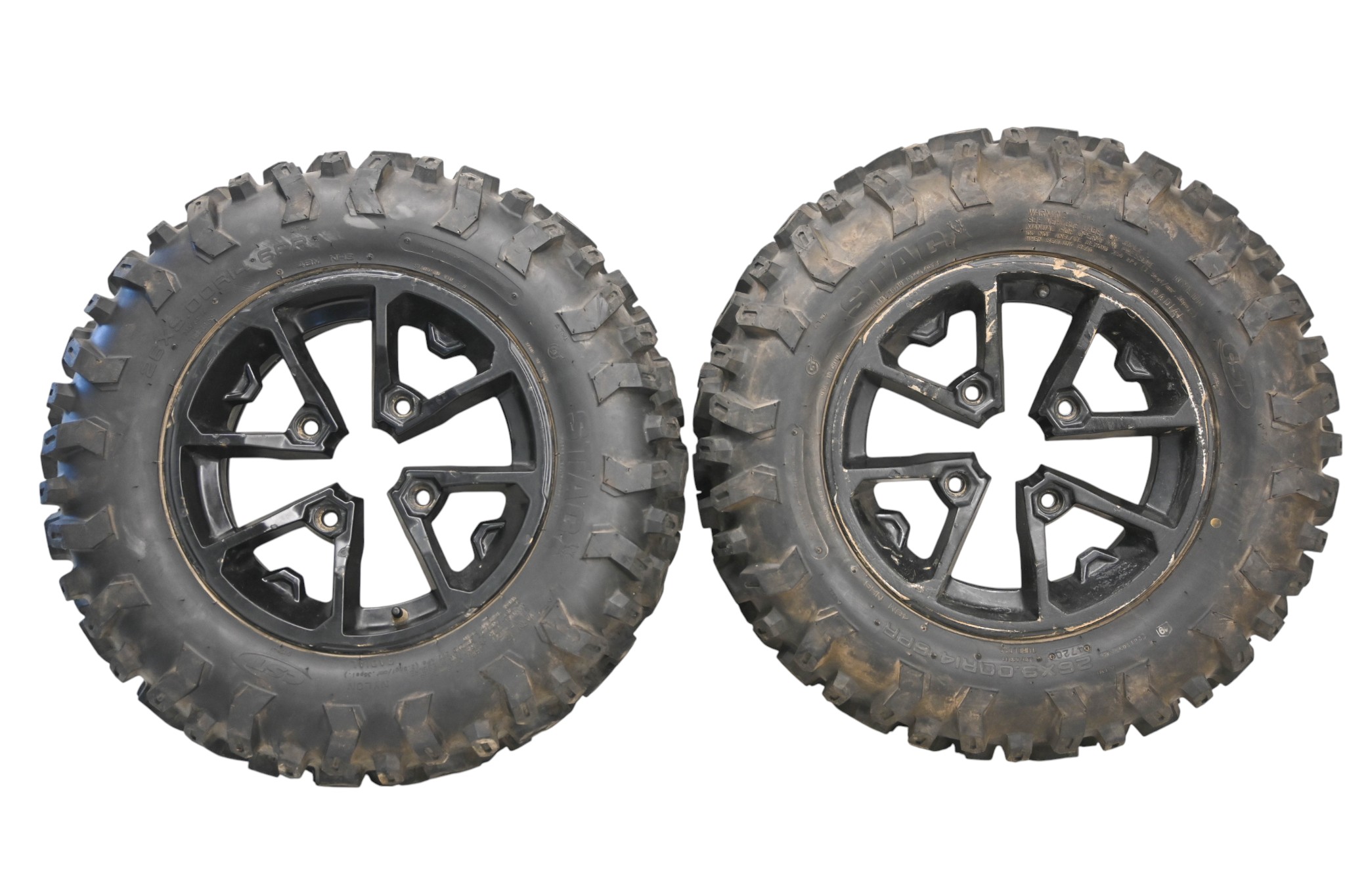 18 Can-Am Outlander Max 650 XT 4x4 Front Wheels Rims & Tires 4/137 14X6.5 Cst Stag 26X9R14