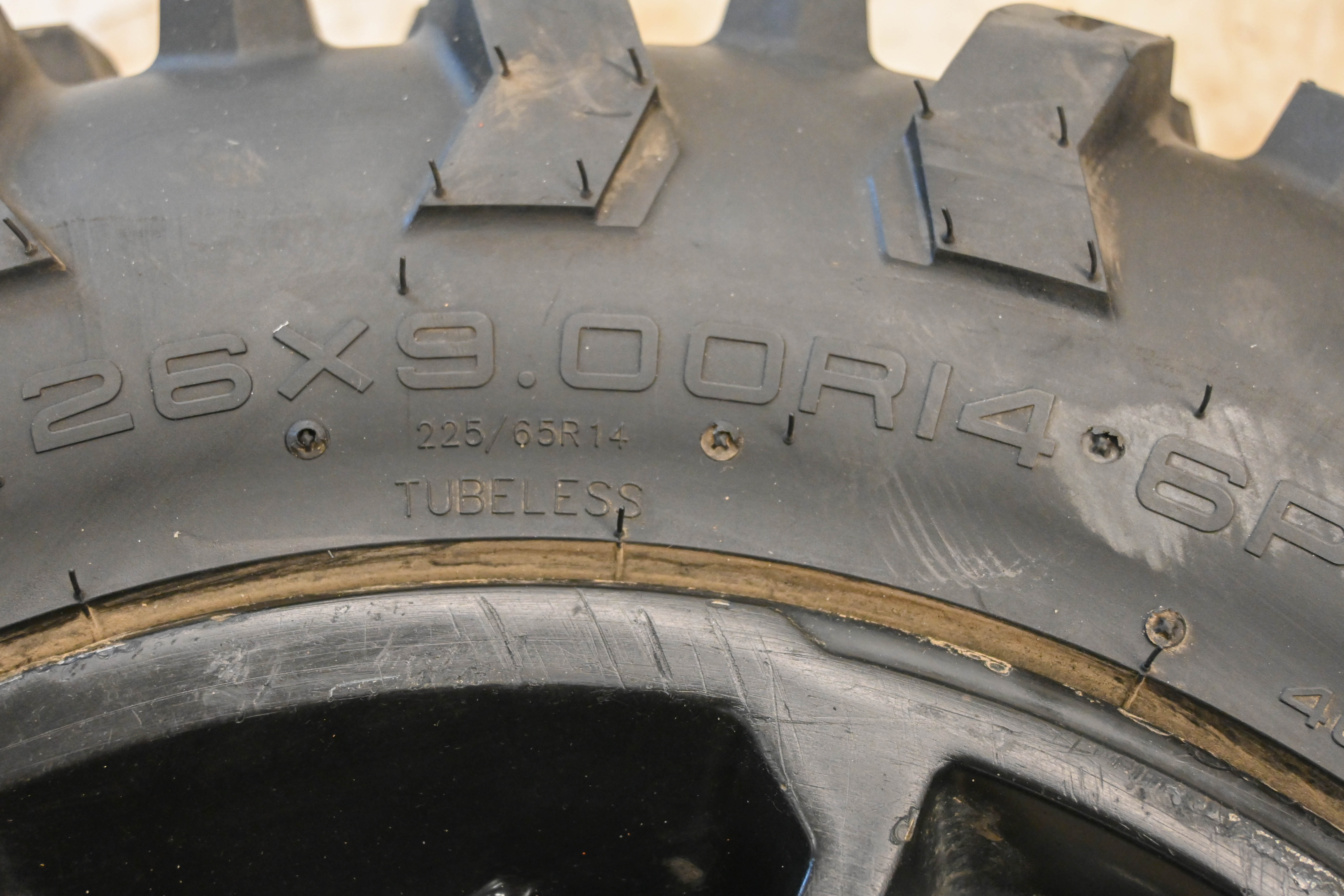 18 Can-Am Outlander Max 650 XT 4x4 Front Wheels Rims & Tires 4/137 14X6.5 Cst Stag 26X9R14