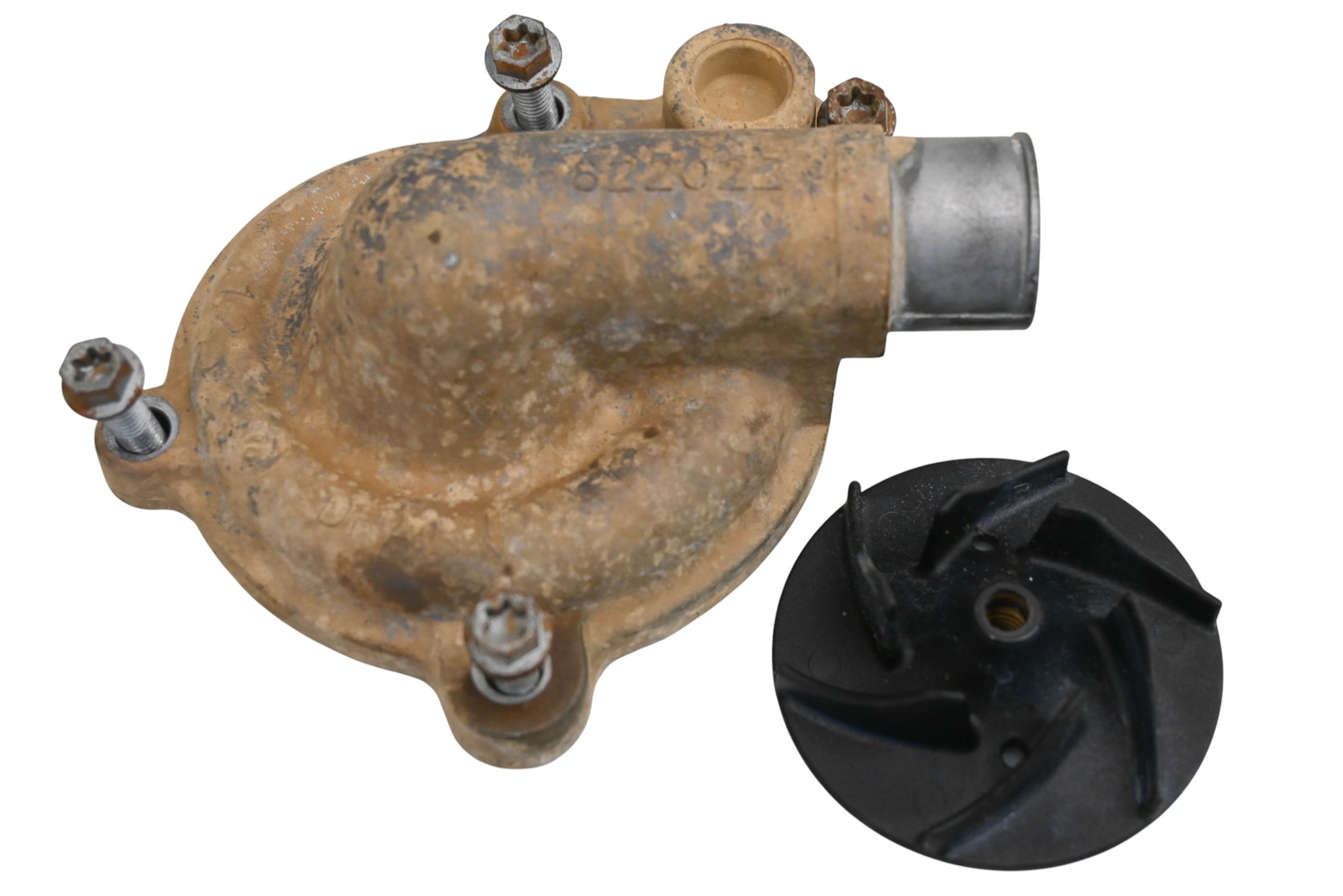 18 Can-Am Outlander Max 650 XT 4x4 Water Pump Cover & Impeller