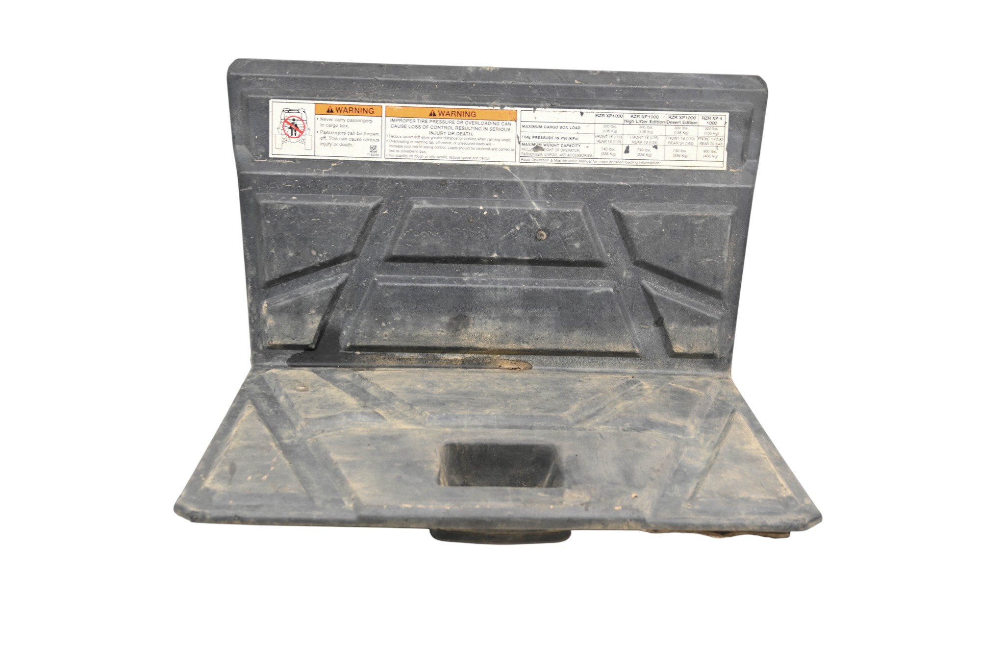15 Polaris RZR 1000 XP EPS Cargo Box Cover