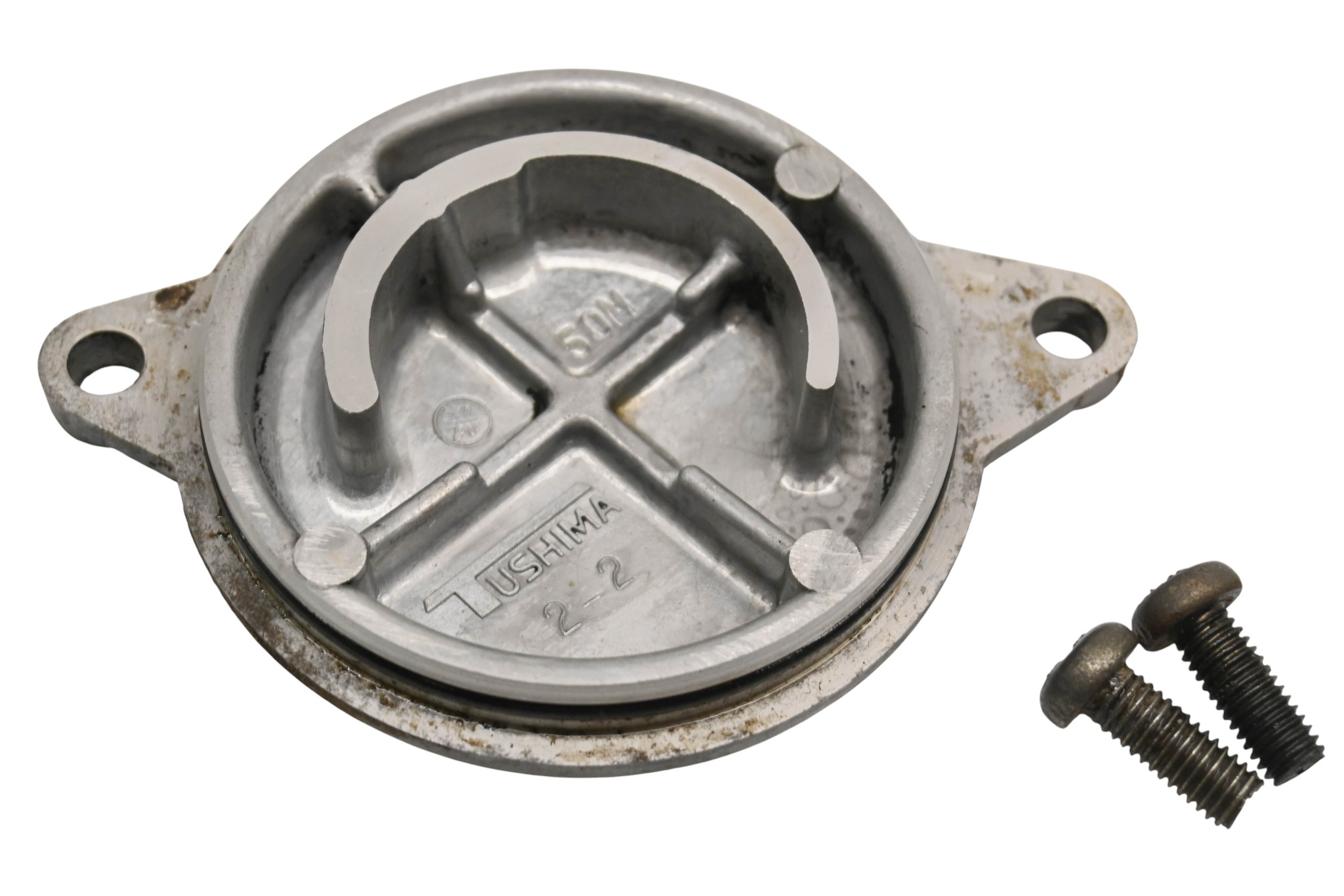 87 Yamaha Champ 100 Oil Filter Cover YFM100