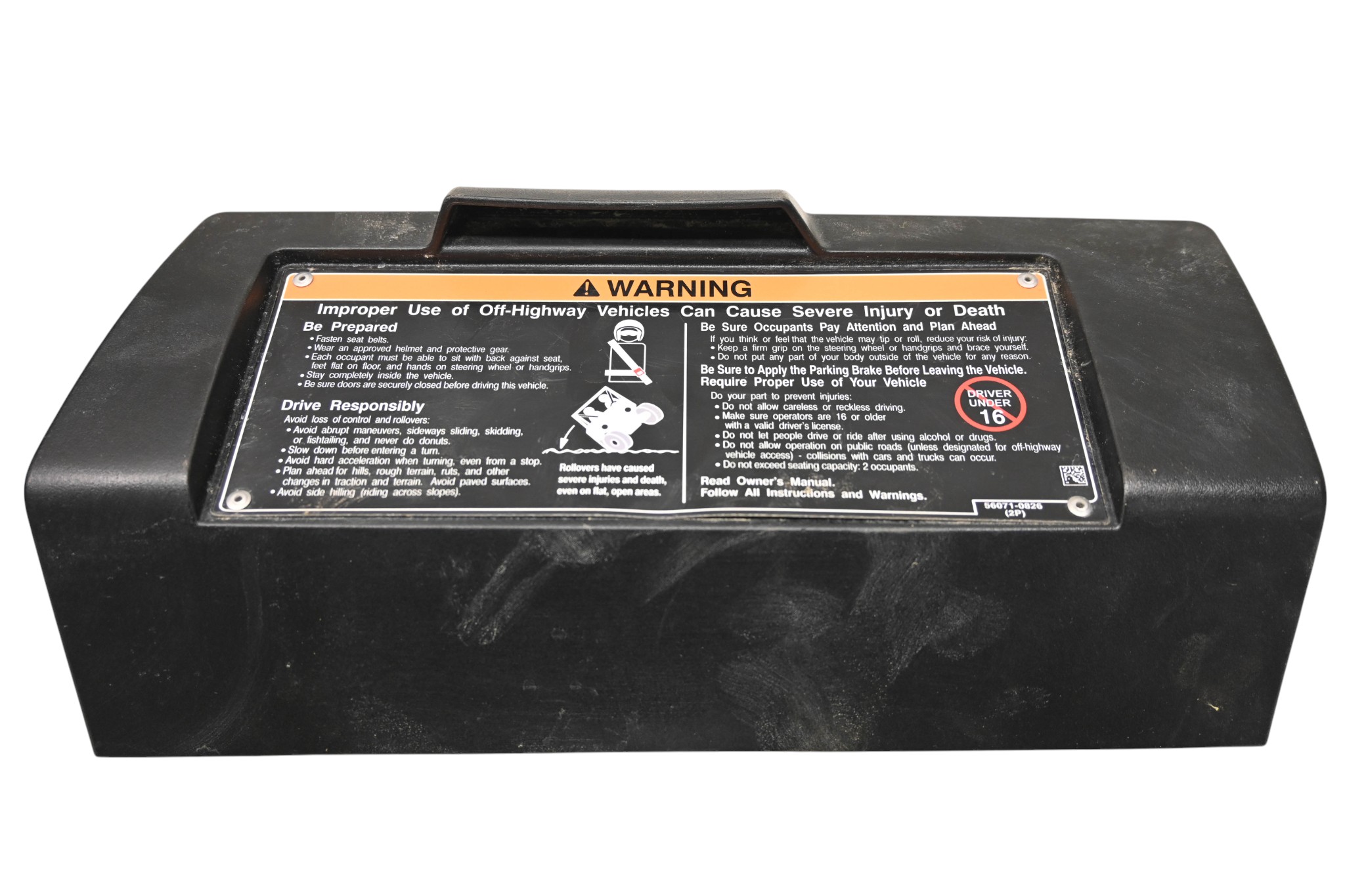 22 Kawasaki Teryx KRX 1000 Lower Storage Cover KRF1000