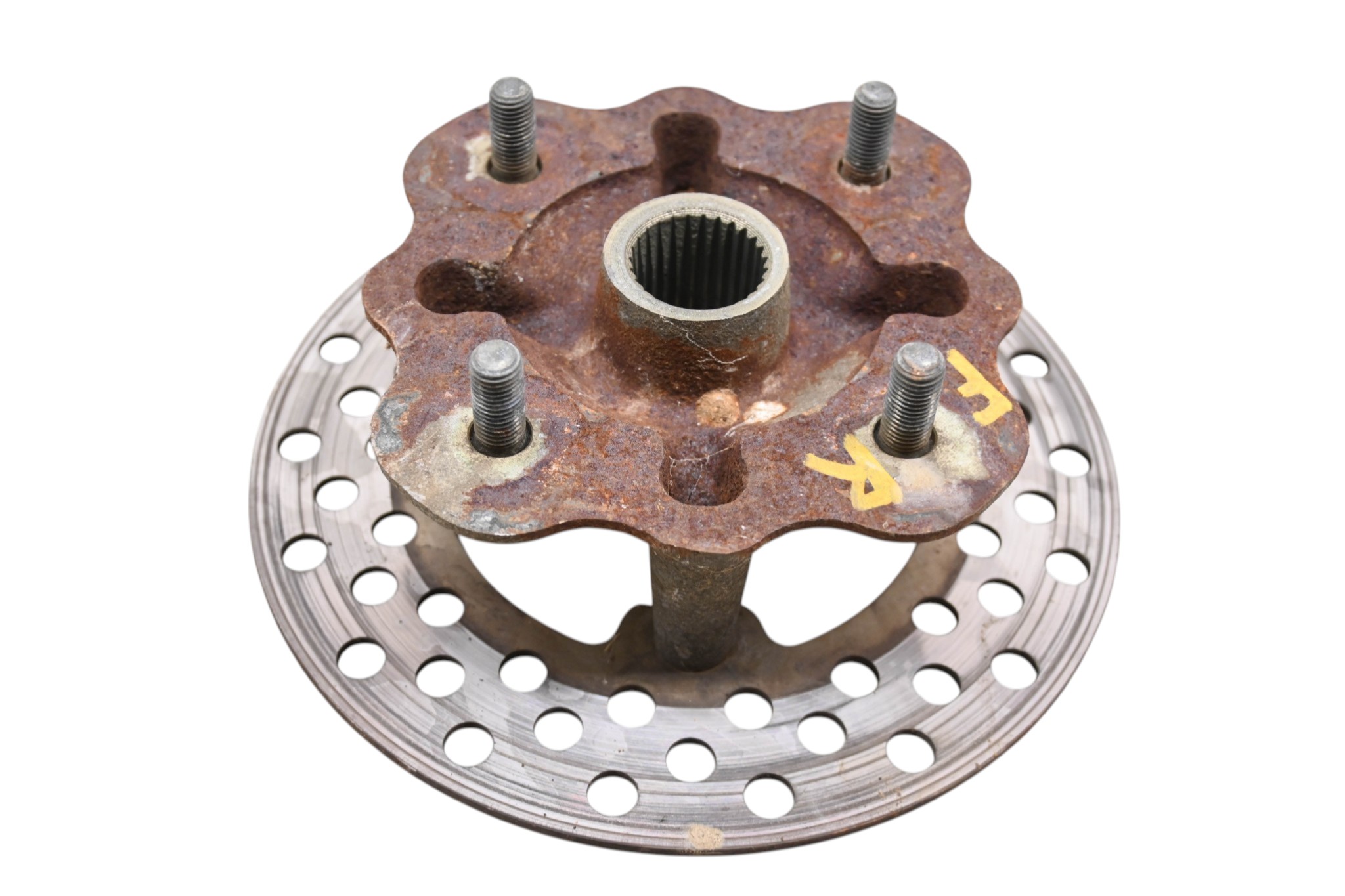 05 Yamaha Kodiak 400 4x4 Front Wheel Hub & Rotor Left Or Right YFM400F