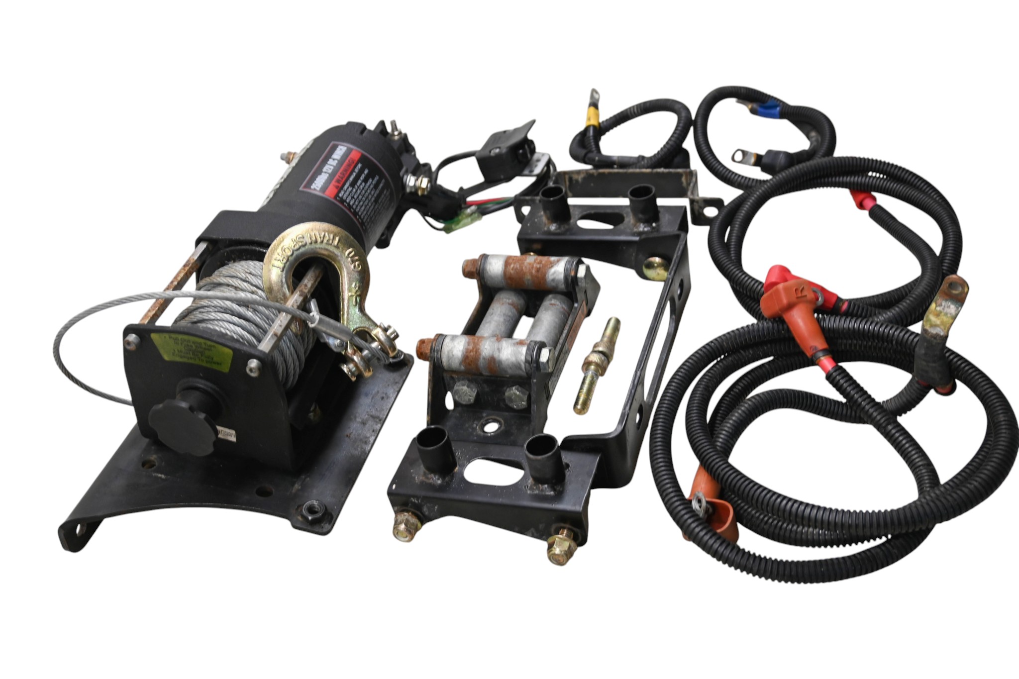 05 Can-Am Outlander 800 Max 4x4 Winch Solenoid Switch Brackets & Cables Traveller