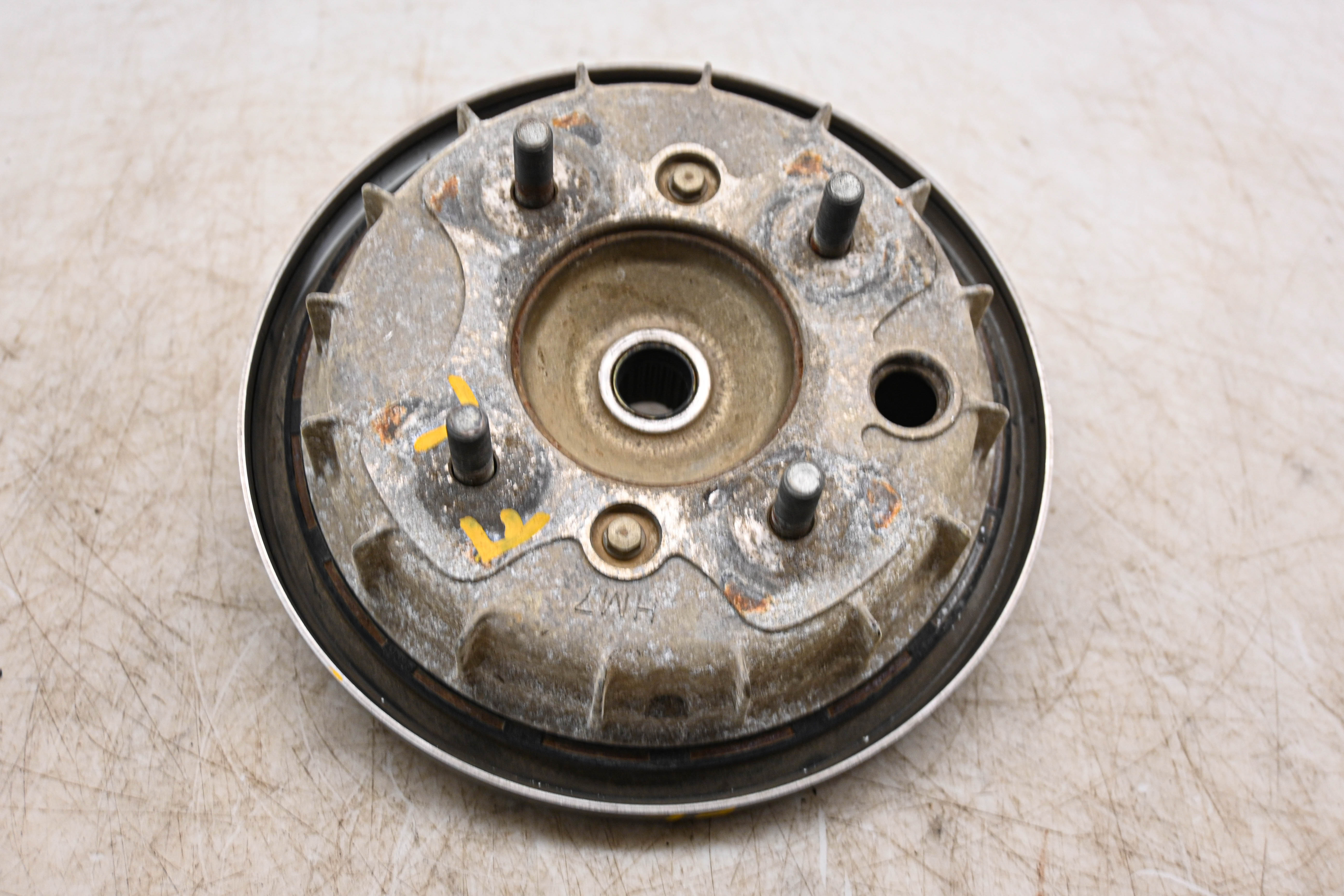 03 Honda Rubicon 500 4x4 Front Left Brake Drum Assembly TRX500FA