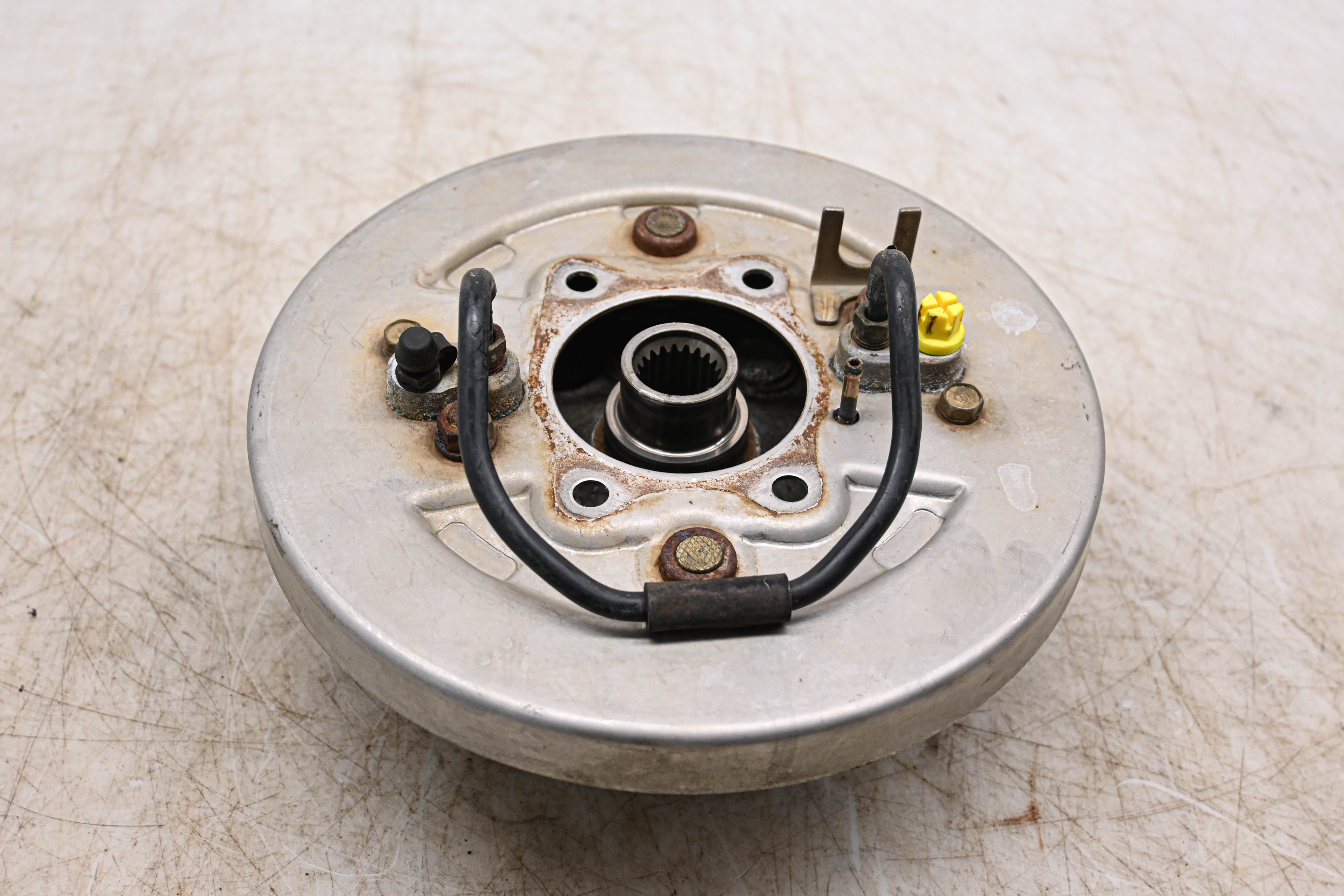 03 Honda Rubicon 500 4x4 Front Left Brake Drum Assembly TRX500FA