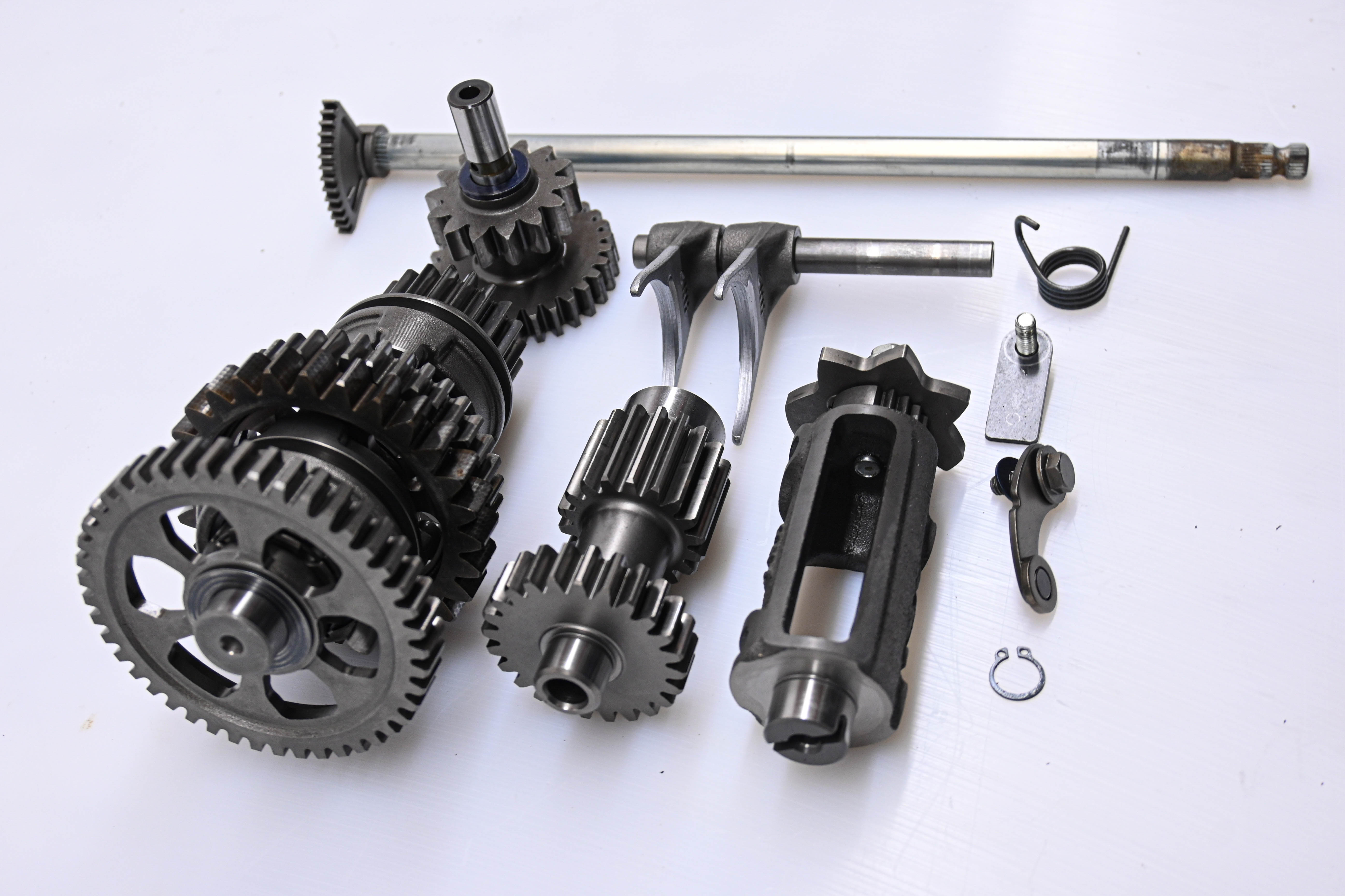 03 Honda Rubicon 500 4x4 Transmission Shift Forks & Drum TRX500FA
