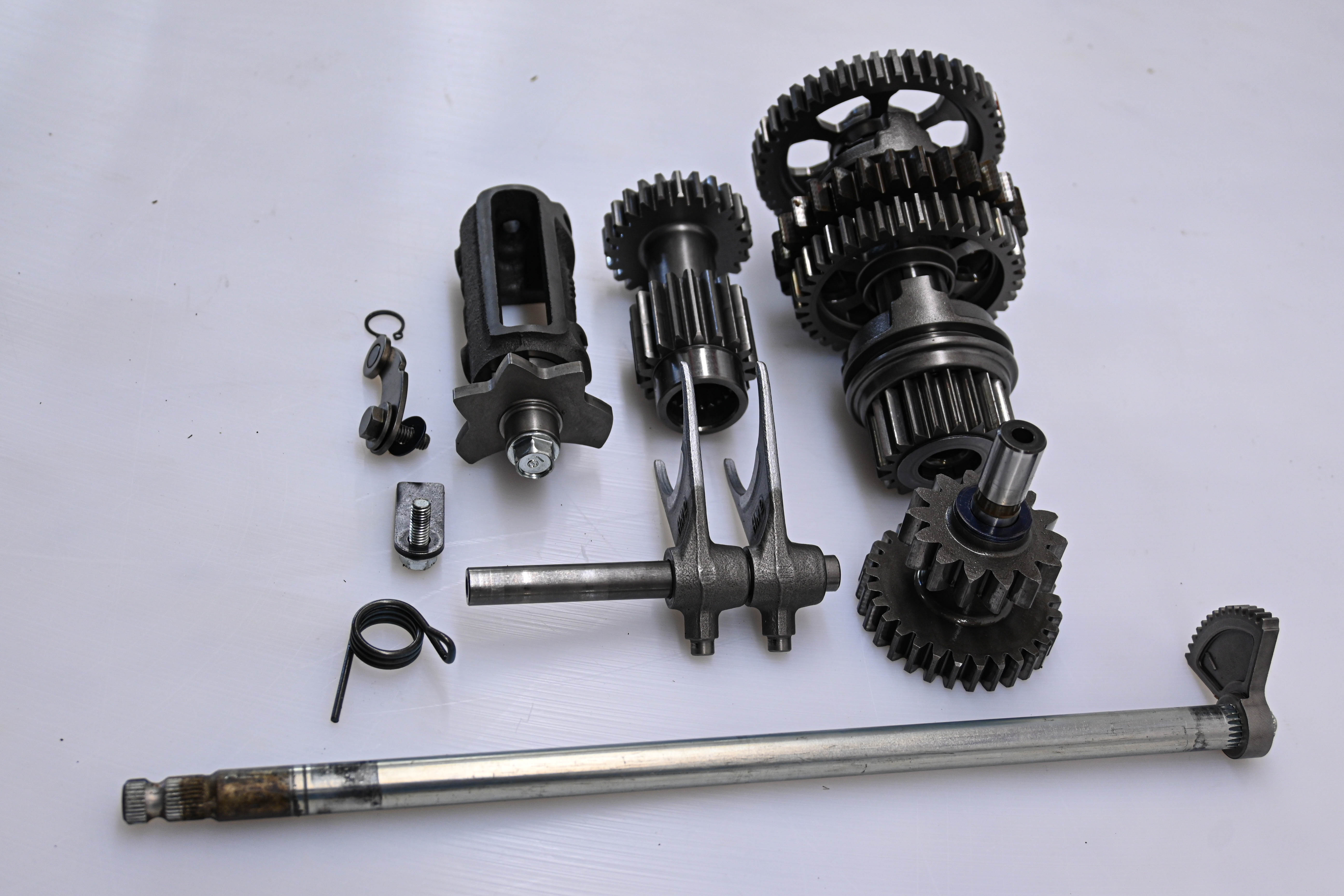 03 Honda Rubicon 500 4x4 Transmission Shift Forks & Drum TRX500FA