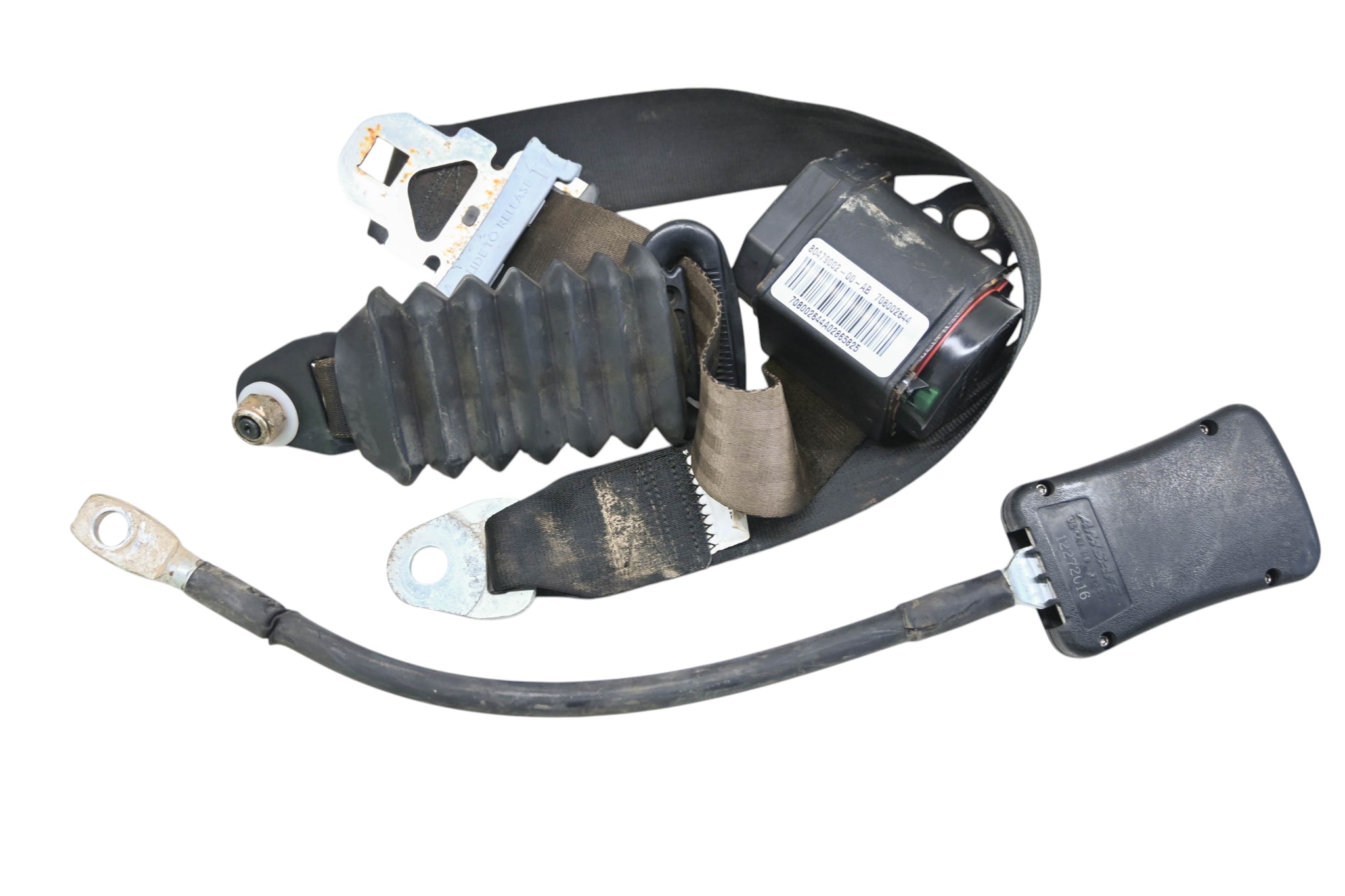 18 Can-Am Commander Max 1000 XT Rear Seat Belt Assembly