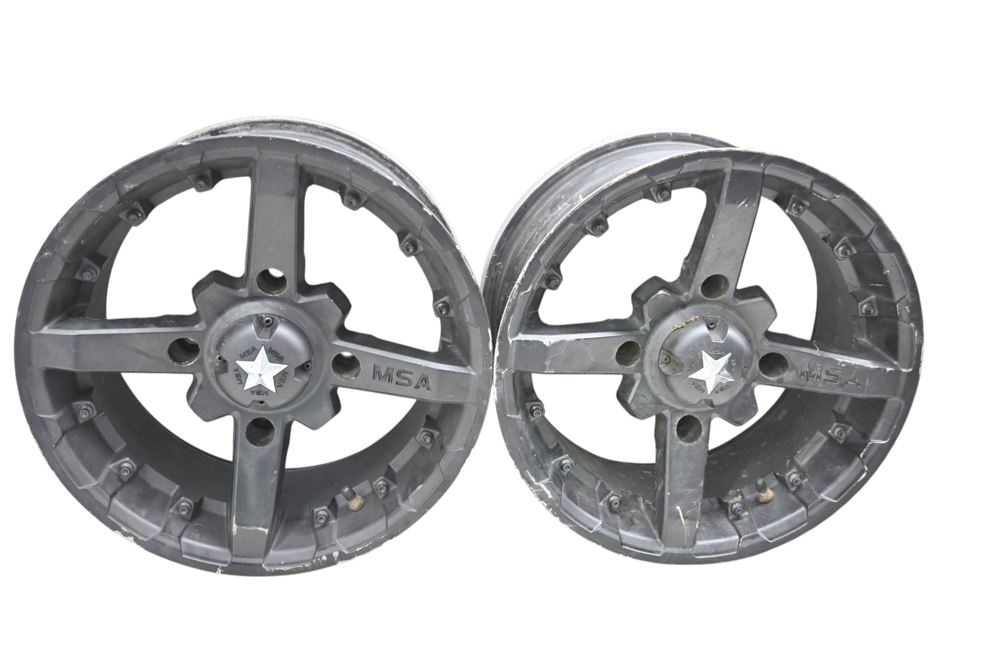 18 Can-Am Commander Max 1000 XT Front Wheels Rims 14X7 4/137 MSA