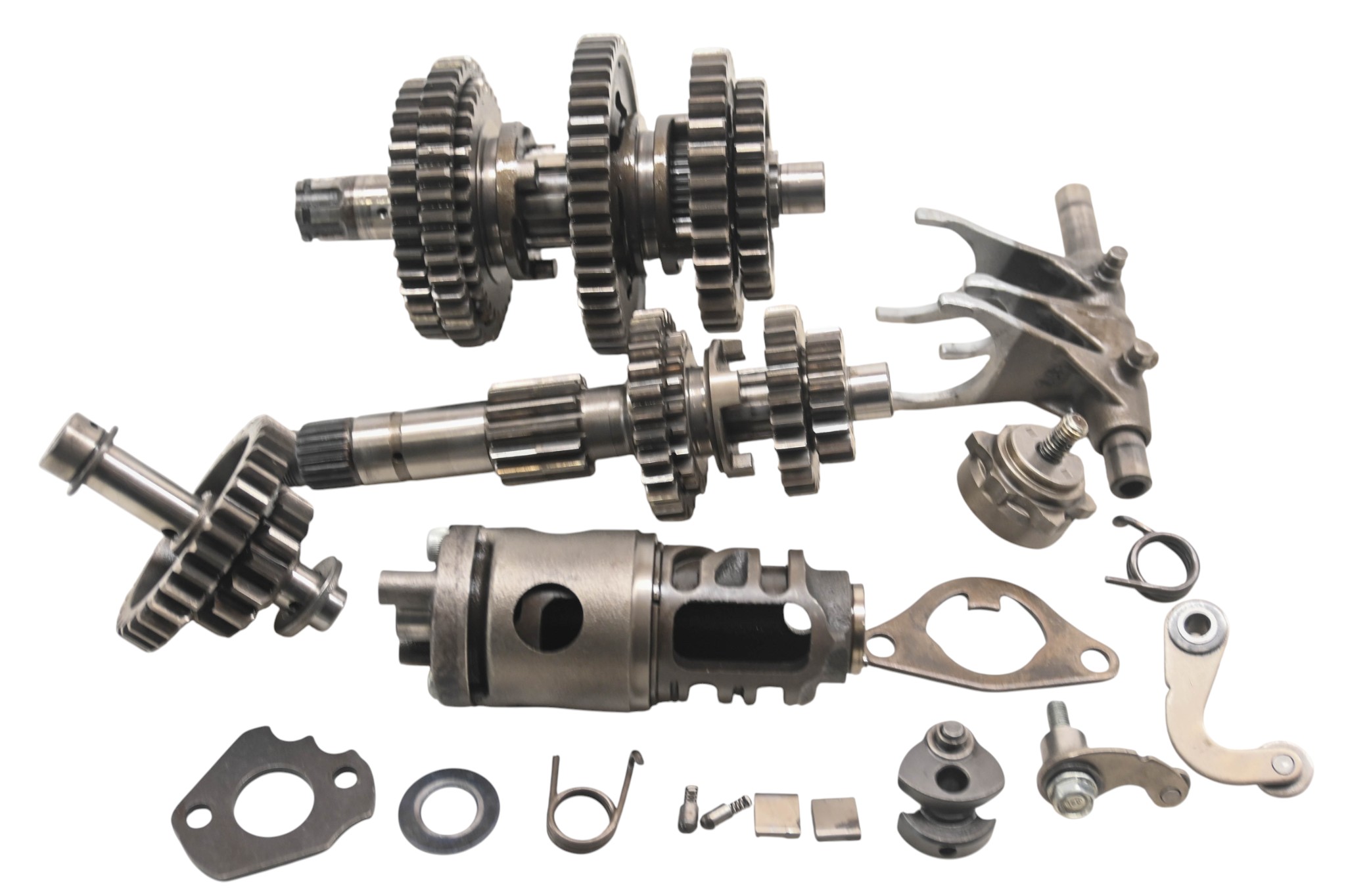 87 Honda TRX250X Transmission Shift Forks & Drum