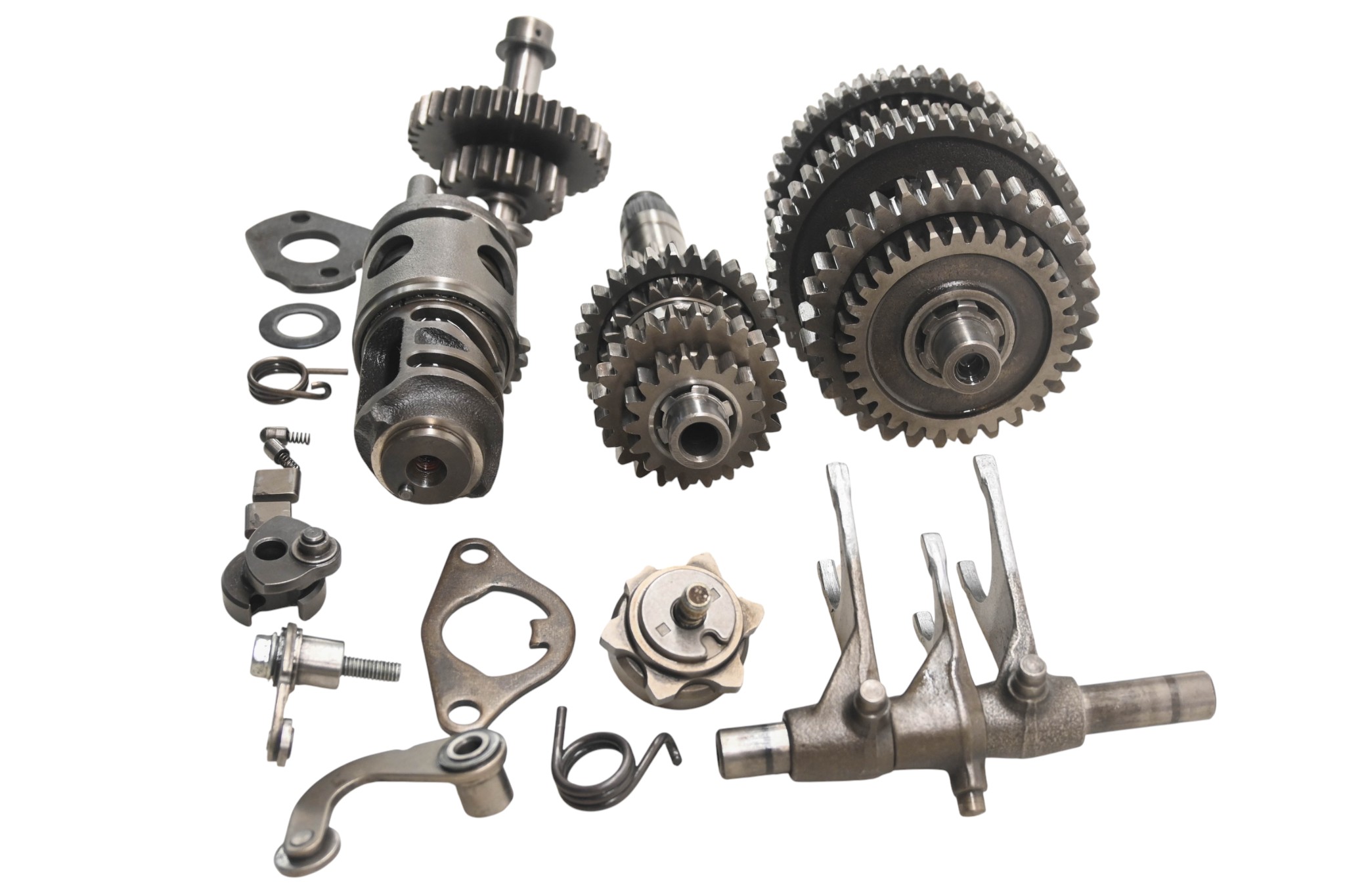 87 Honda TRX250X Transmission Shift Forks & Drum