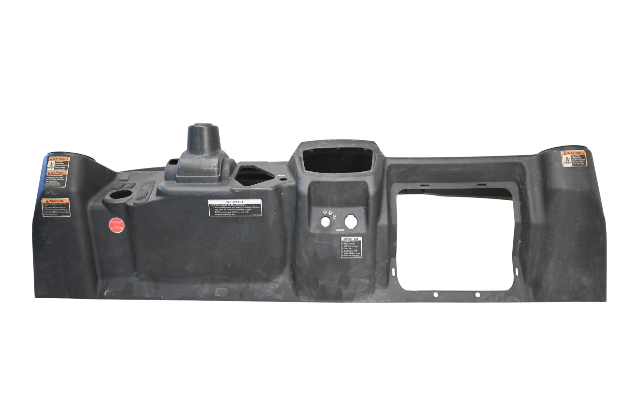 18 Kubota RTV-XG850 Upper Dash Panel Cover Sidekick 850