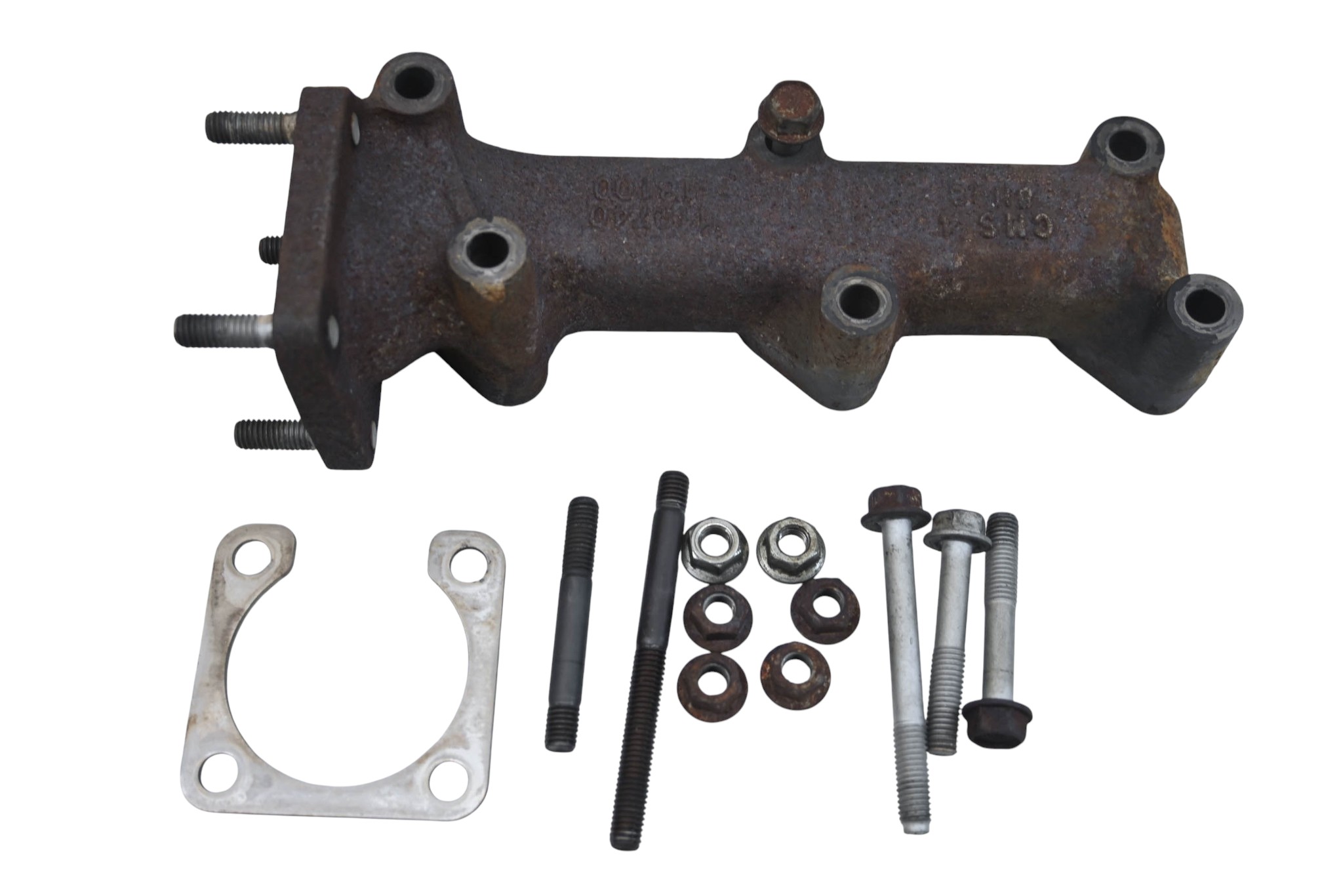 19 Kawasaki Mule Pro-DXT Exhaust Manifold Flange KAF1000A