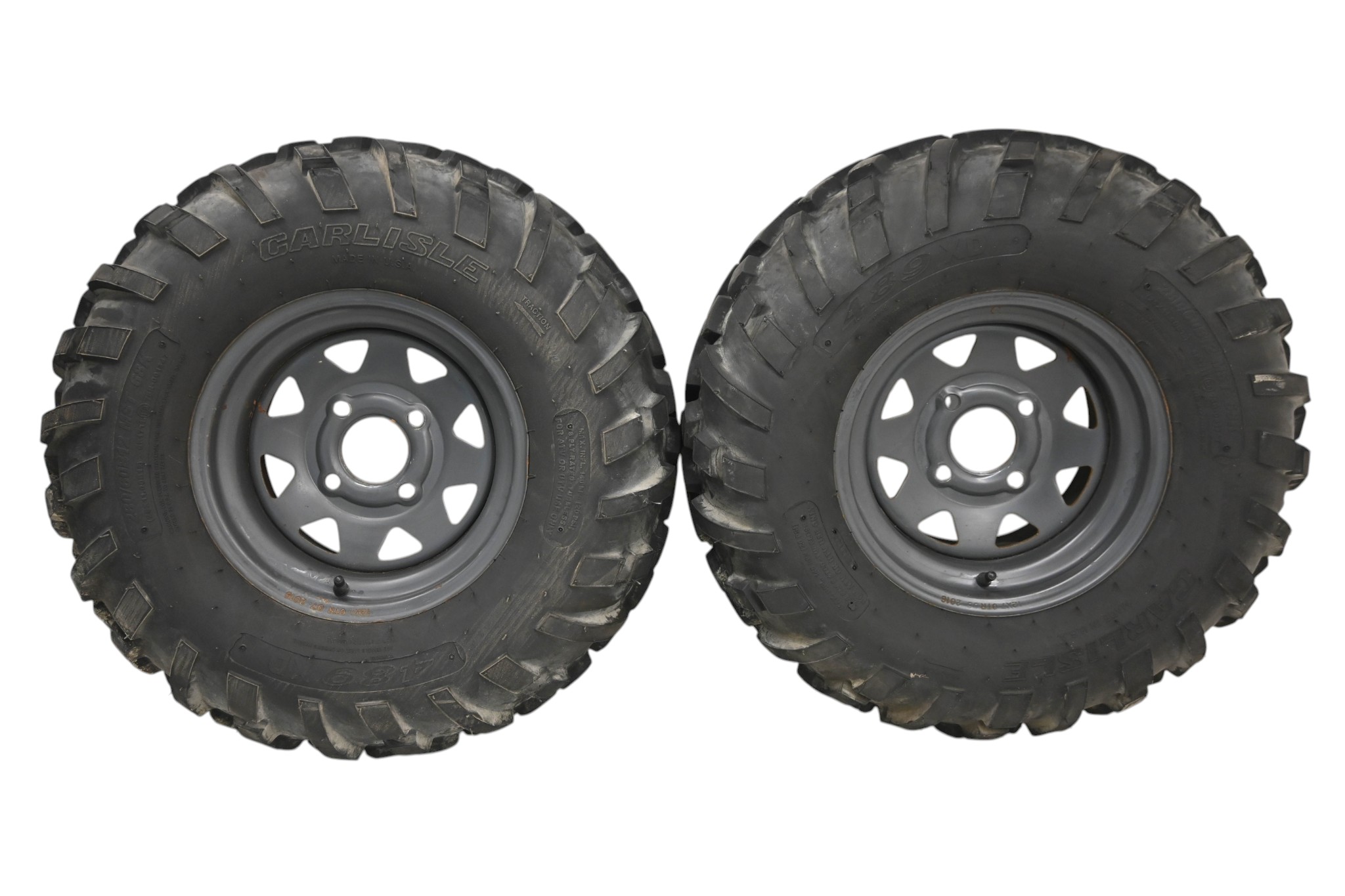 16 Kubota RTV500 Front Wheels Rims & Tires 4/110 12X7
