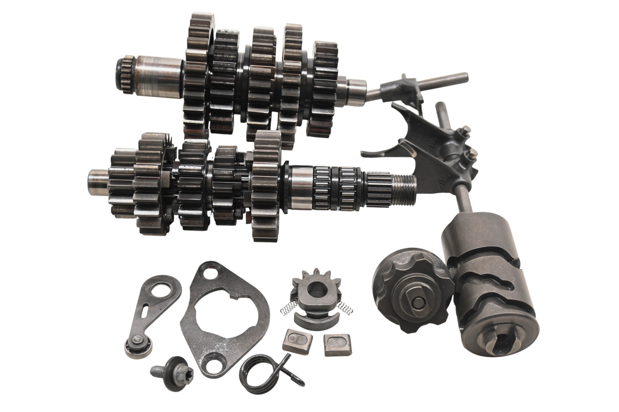 08 Can-Am DS450 Transmission Shift Forks & Drum