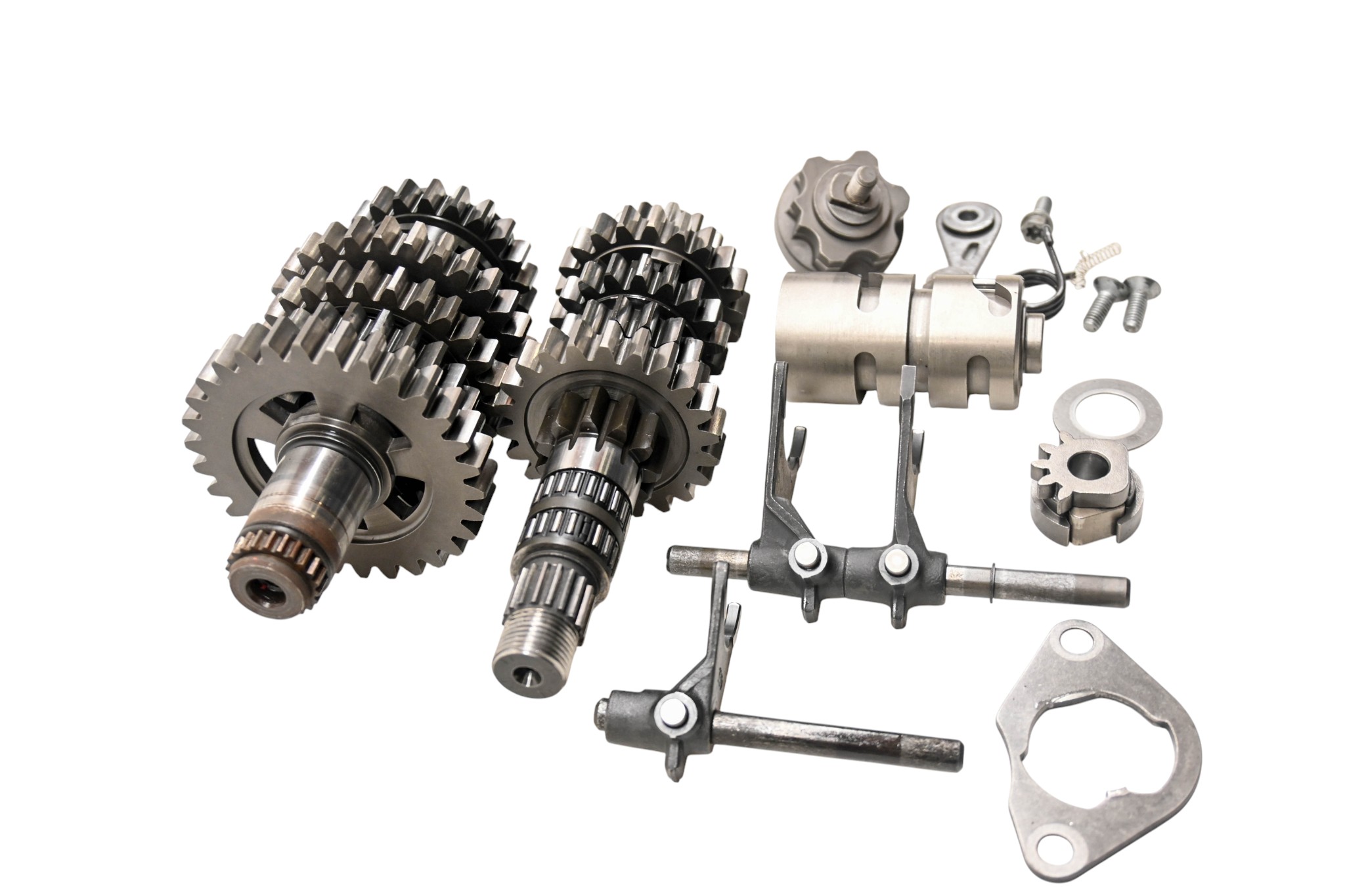 08 Can-Am DS450 Transmission Shift Forks & Drum