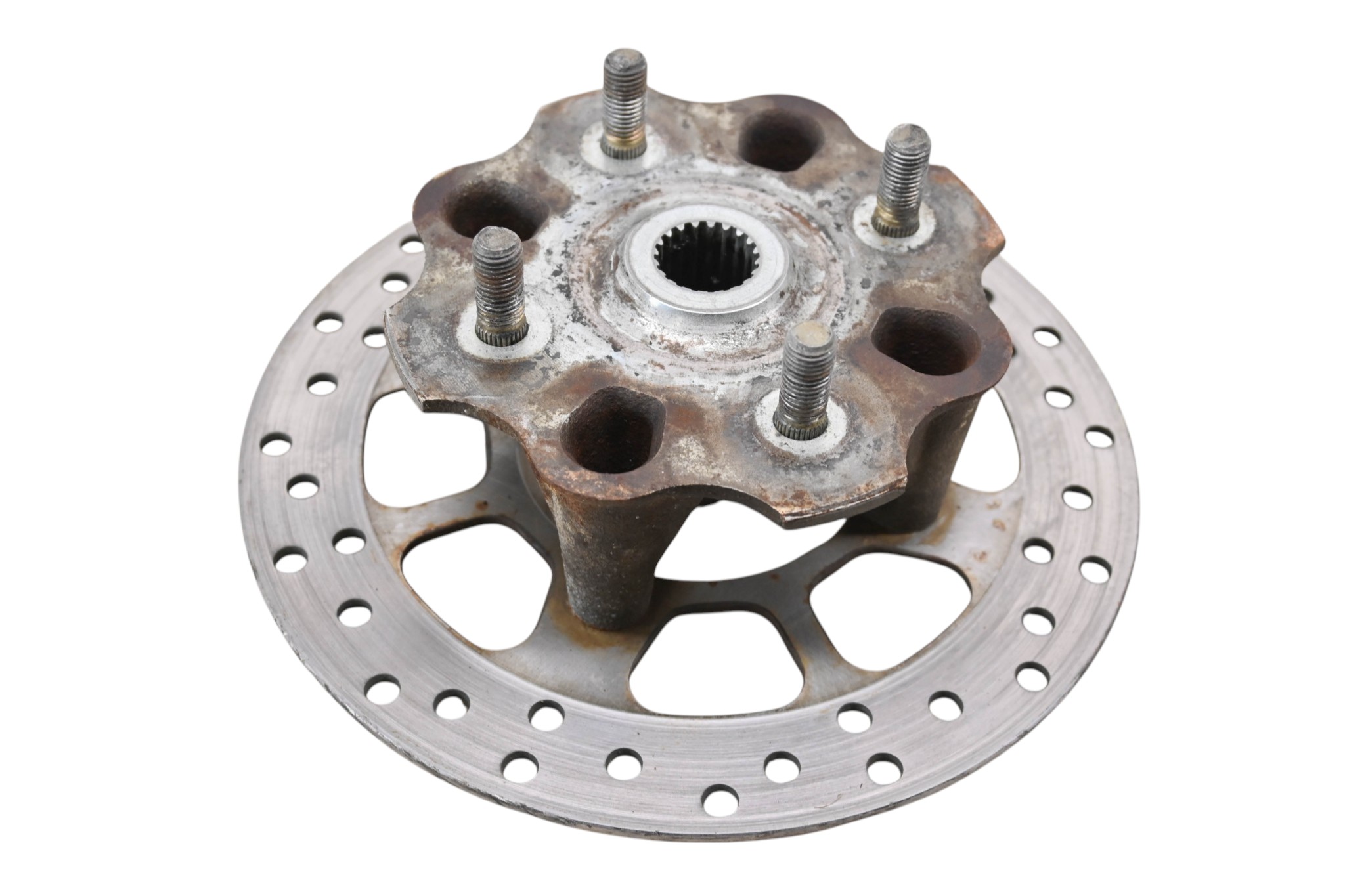 01 Suzuki Quadmaster 500 4x4 Front Wheel Hub & Rotor Left Or Right LTA500F