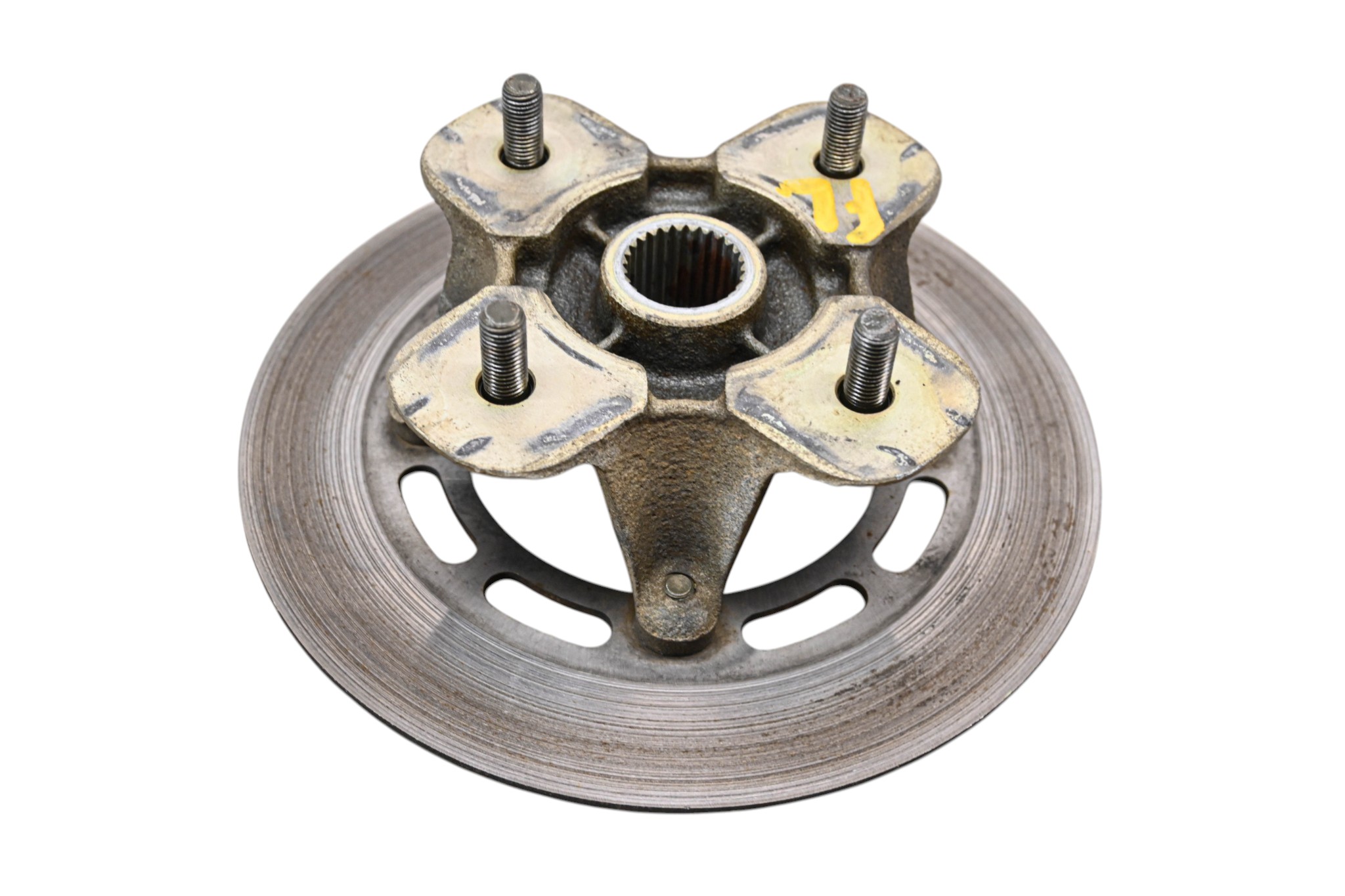 04 Yamaha Grizzly 660 4x4 Front Wheel Hub & Rotor Left Or Right YFM660F