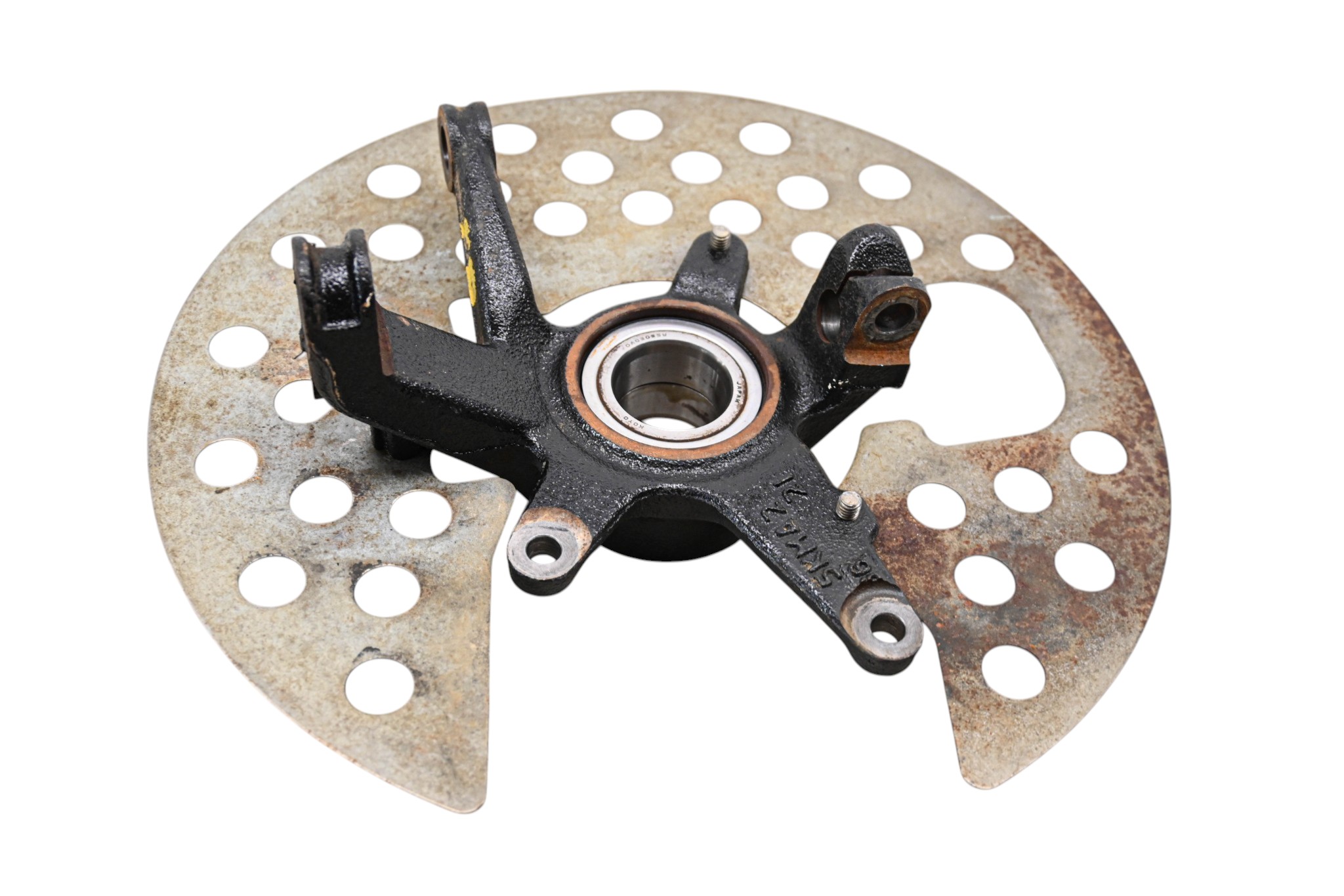 04 Yamaha Grizzly 660 4x4 Front Right Spindle Knuckle YFM660F