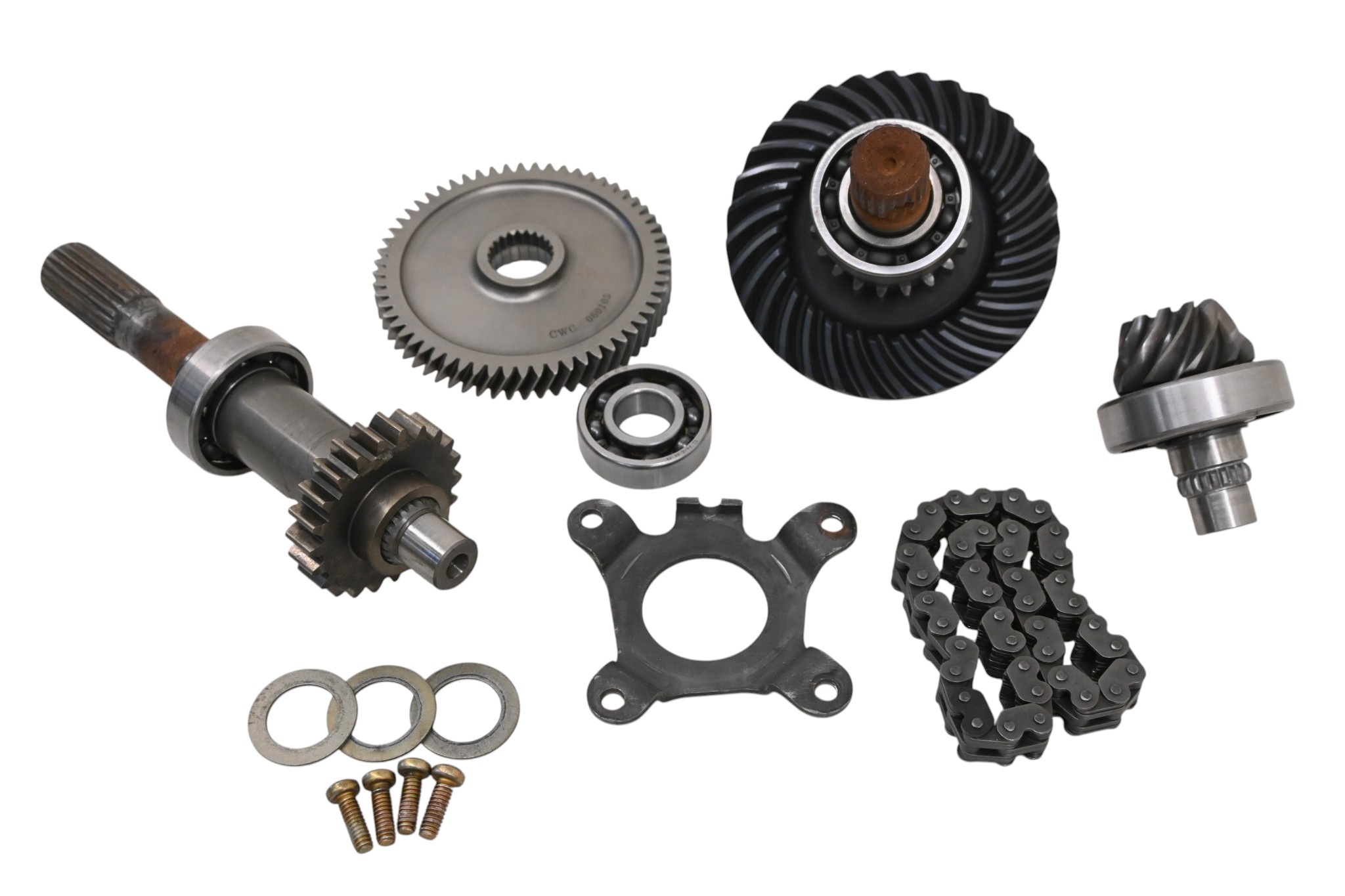 06 Polaris Ranger 500 4x4 EFI Transmission Bevel Gears Output Shaft