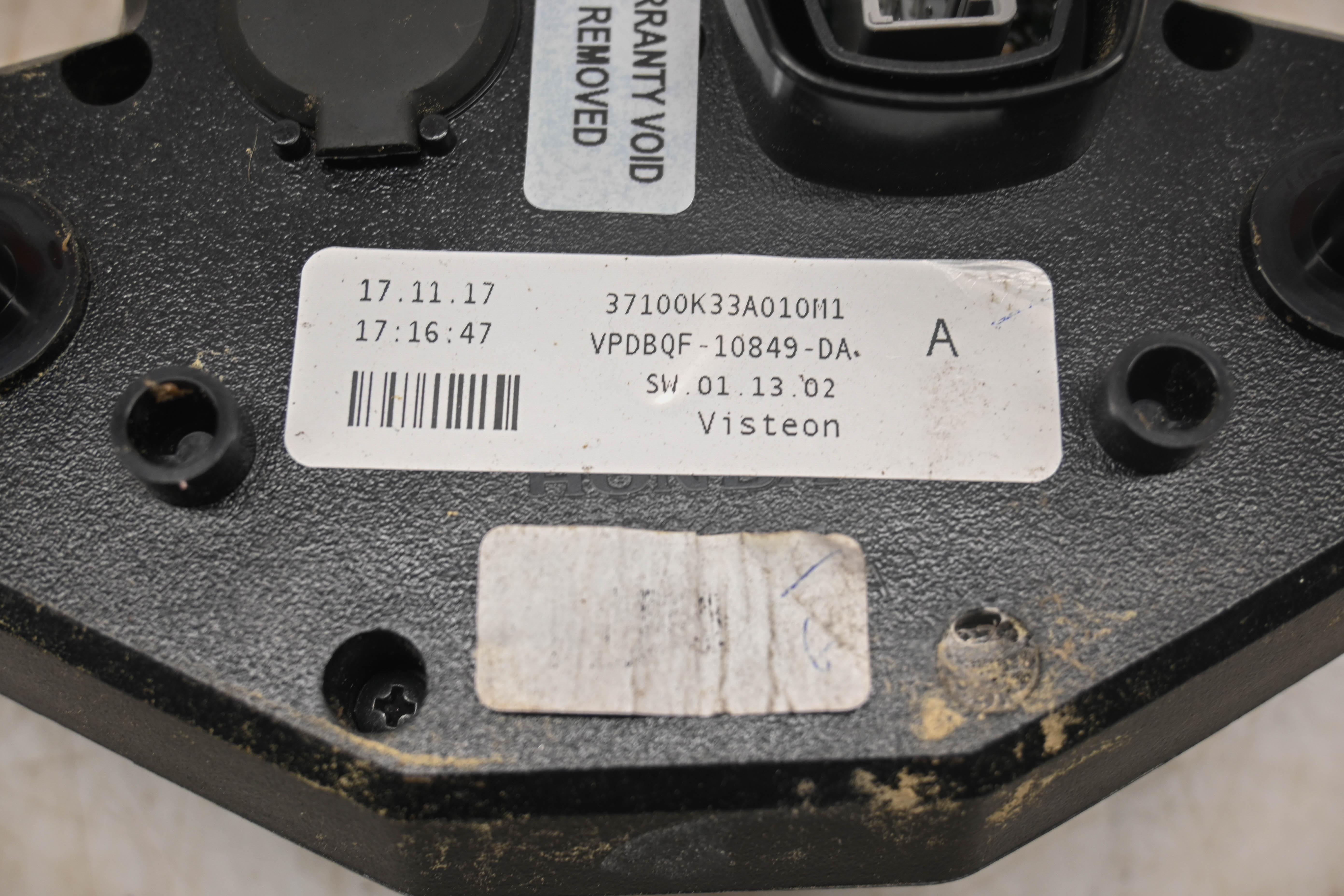 18 Honda CBR300R Speedometer Dash