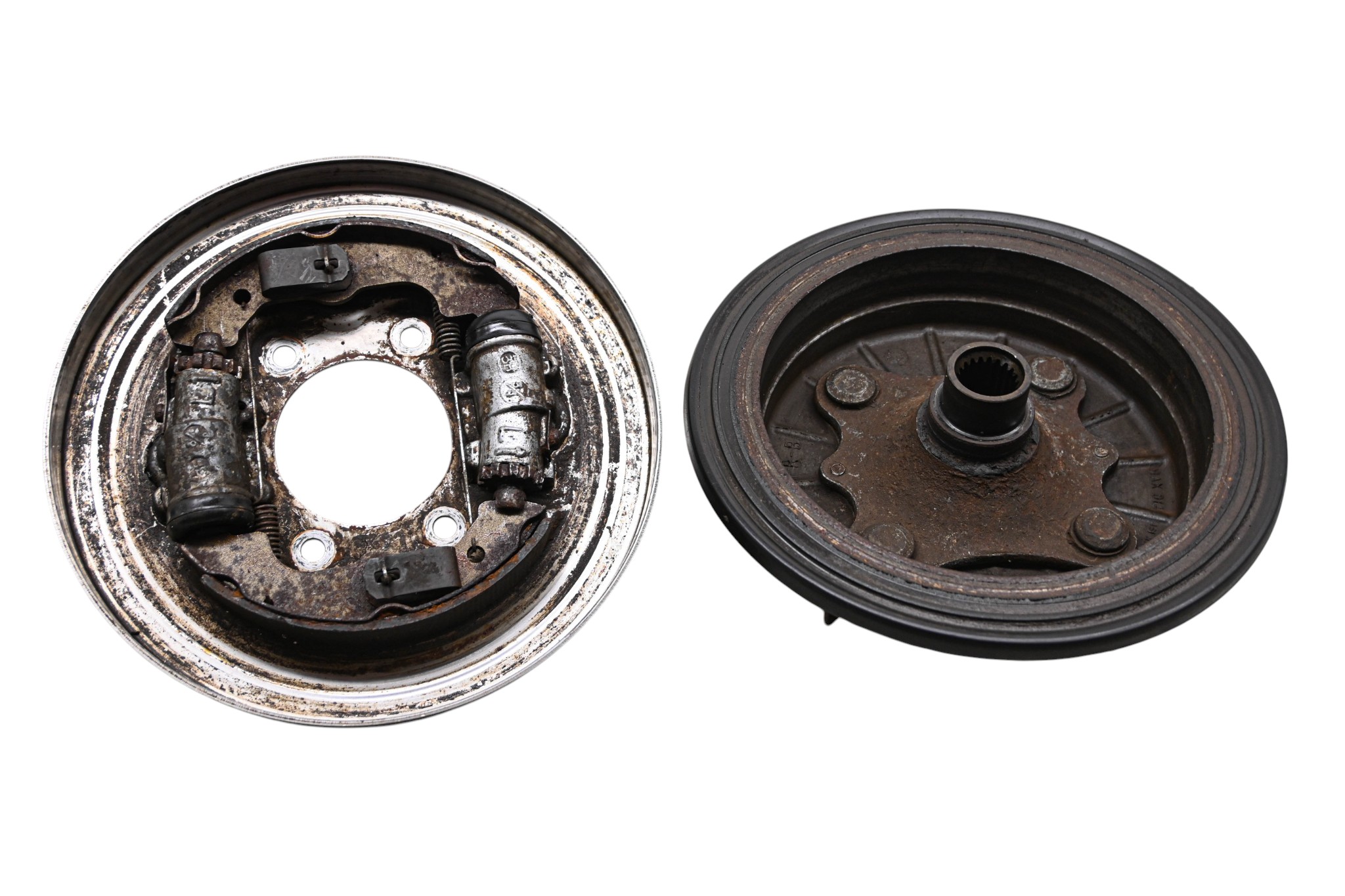 04 Honda Foreman 450 ES 4x4 Front Left Brake Drum Assembly TRX450FE