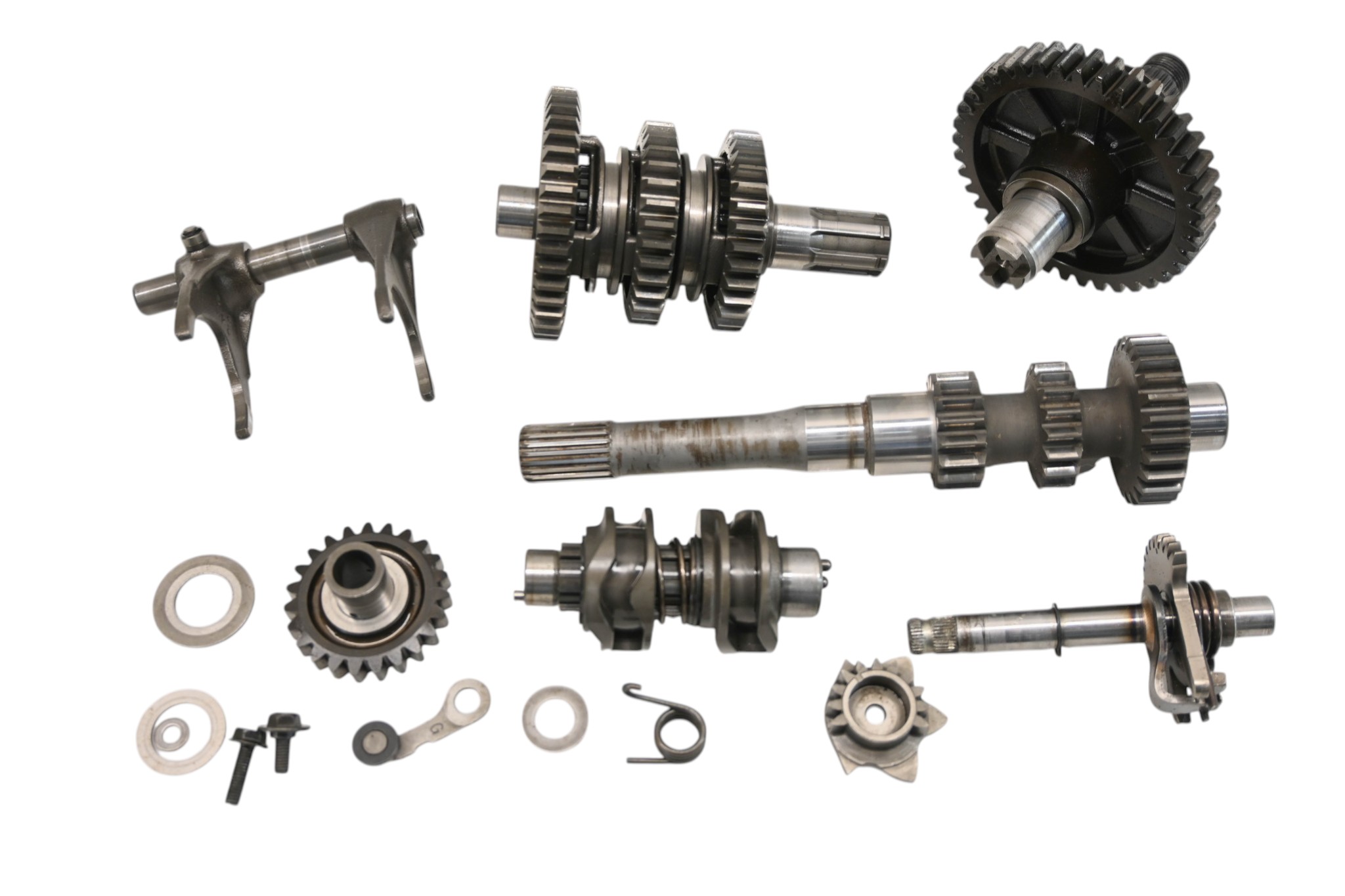 08 Suzuki King Quad 750 Axi 4x4 Transmission Shift Forks & Drum LT-A750X