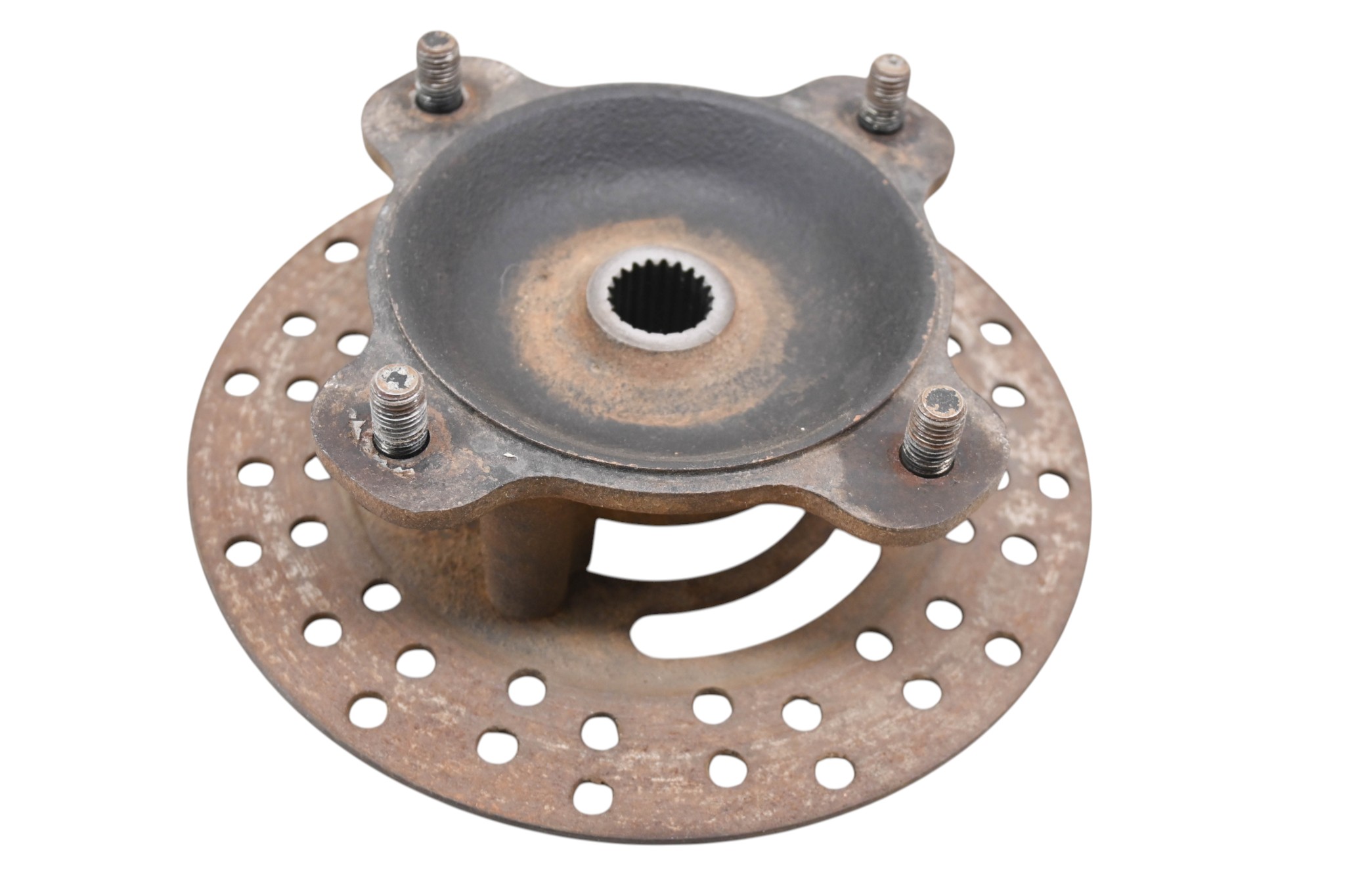 99 Kawasaki Prairie 300 2x4 Front Wheel Hub & Rotor Left Or Right KVF300