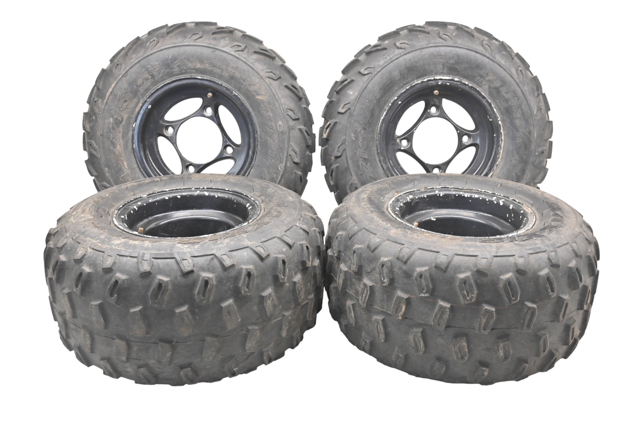 05 Kawasaki KFX400 Front & Rear Wheels Rims & Tires 22X7-10 4/144 20X10-9 4/110 ITP LTZ400